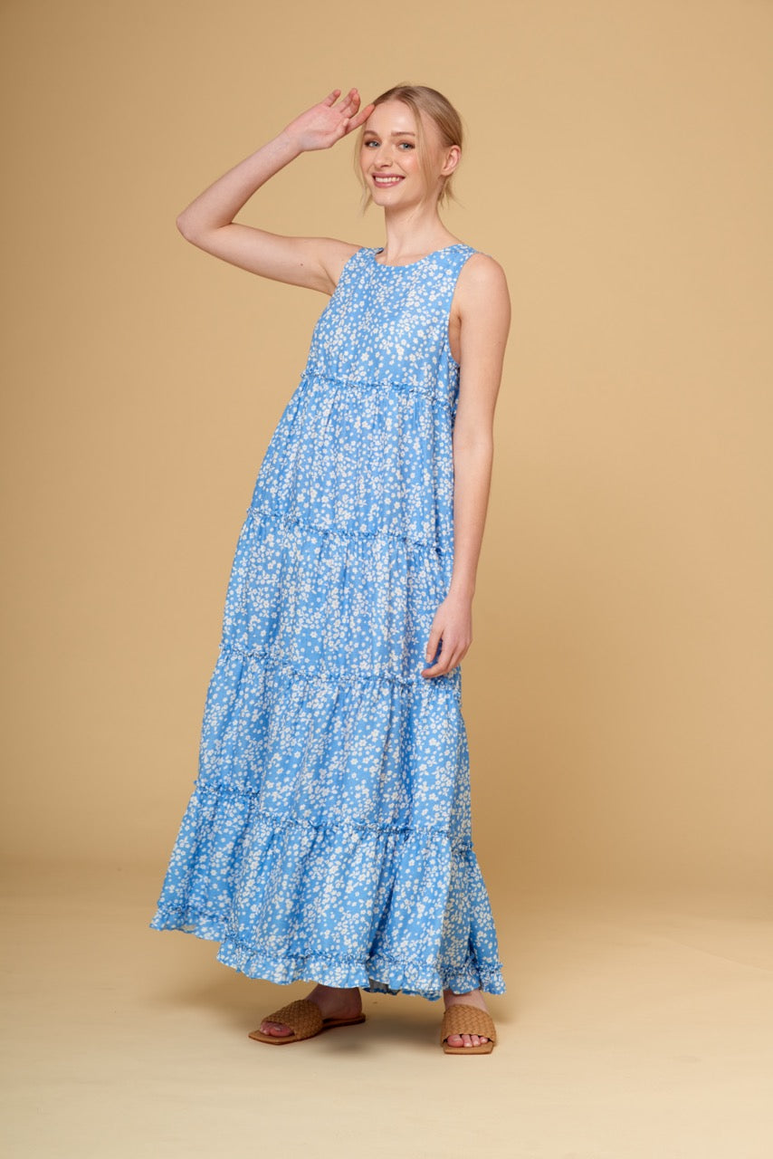 Belissima Dress in Bluebell Ditsy