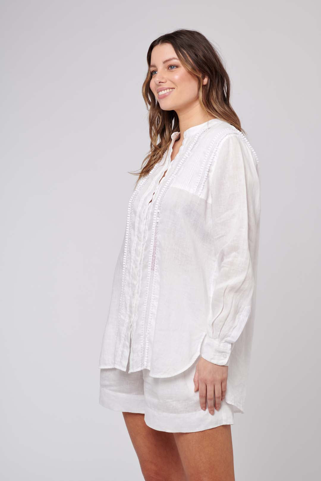 Greta Shirt in White