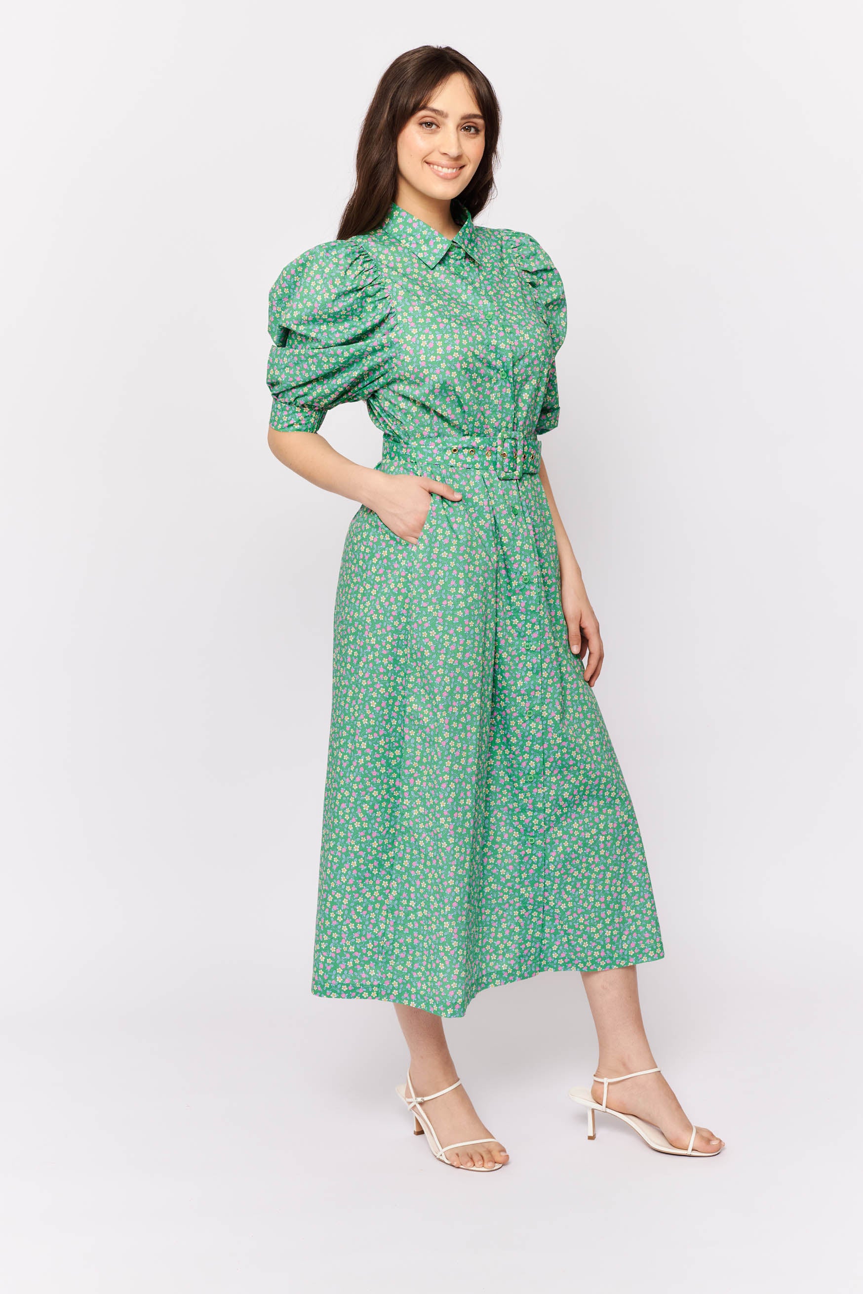 Midsommer Dress in Green