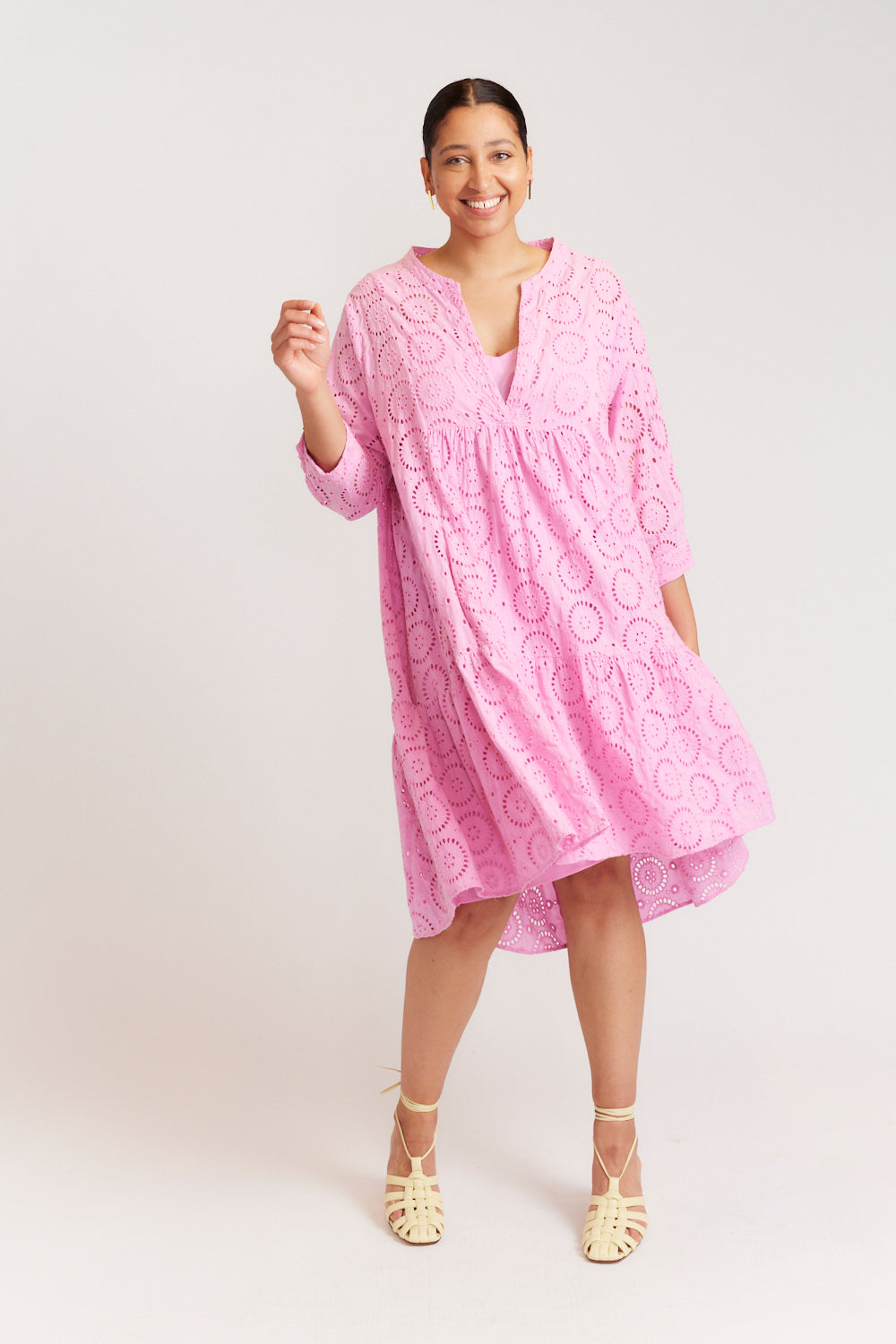 Elanora Dress in Fairy Floss