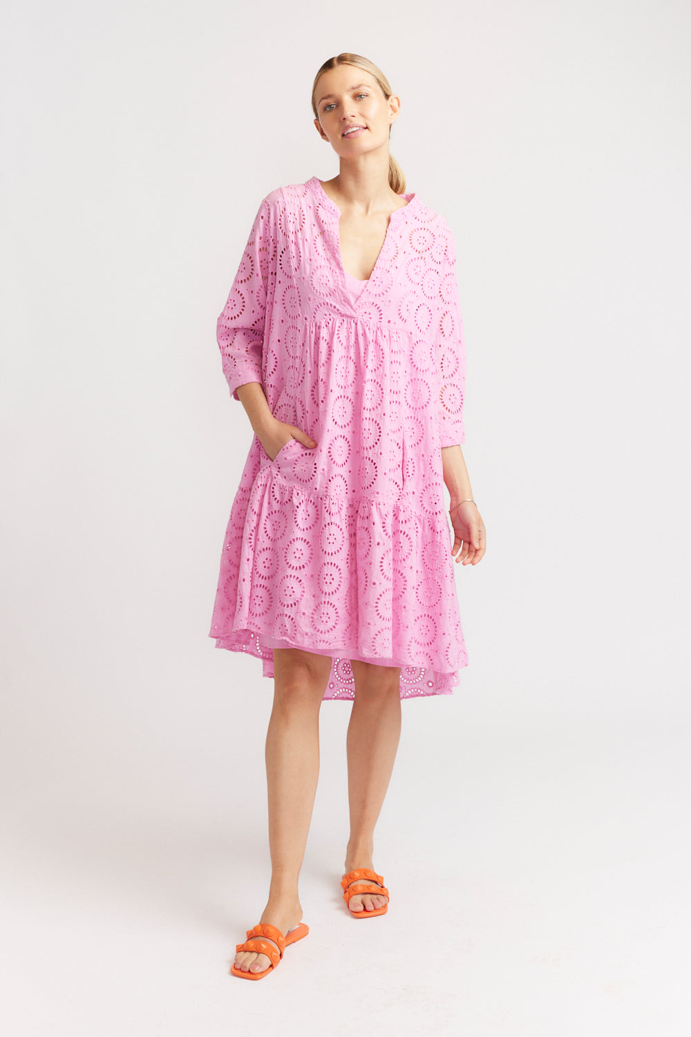 Elanora Dress in Fairy Floss