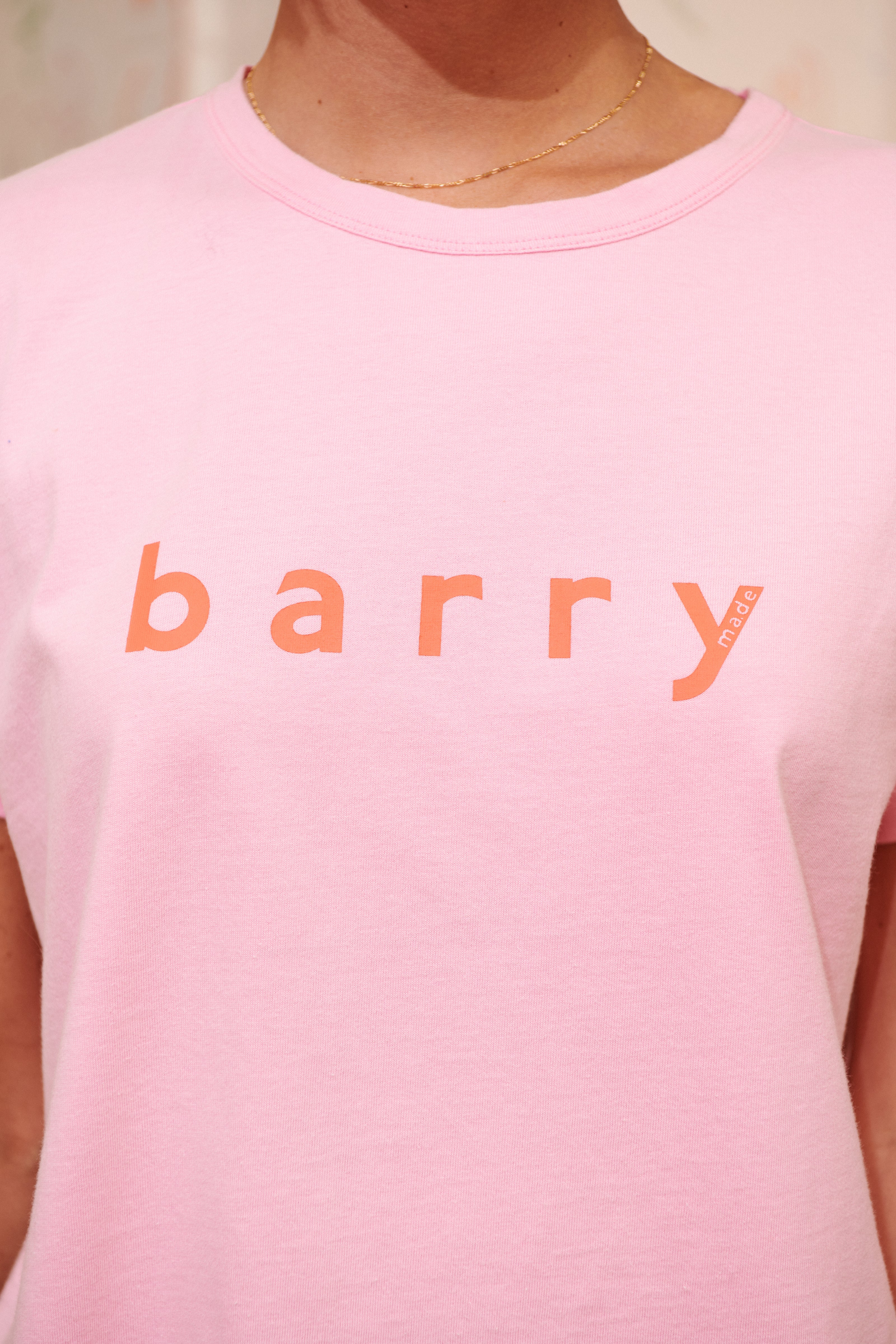 Barry Tee in Pink