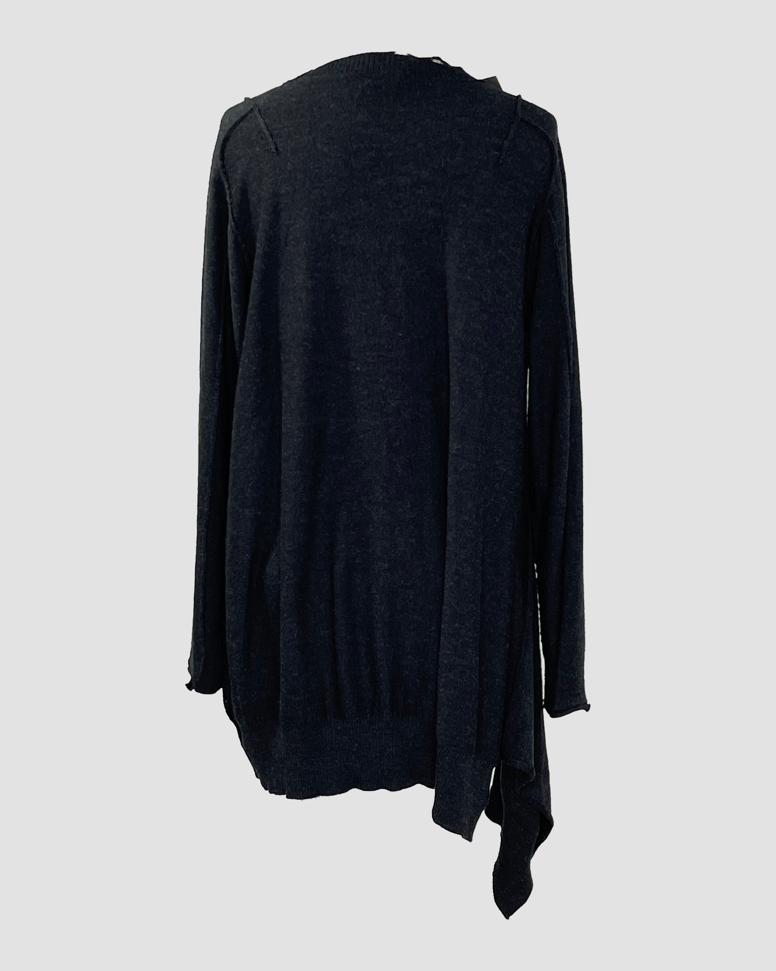 Merino Pullover in Dark Charcoal