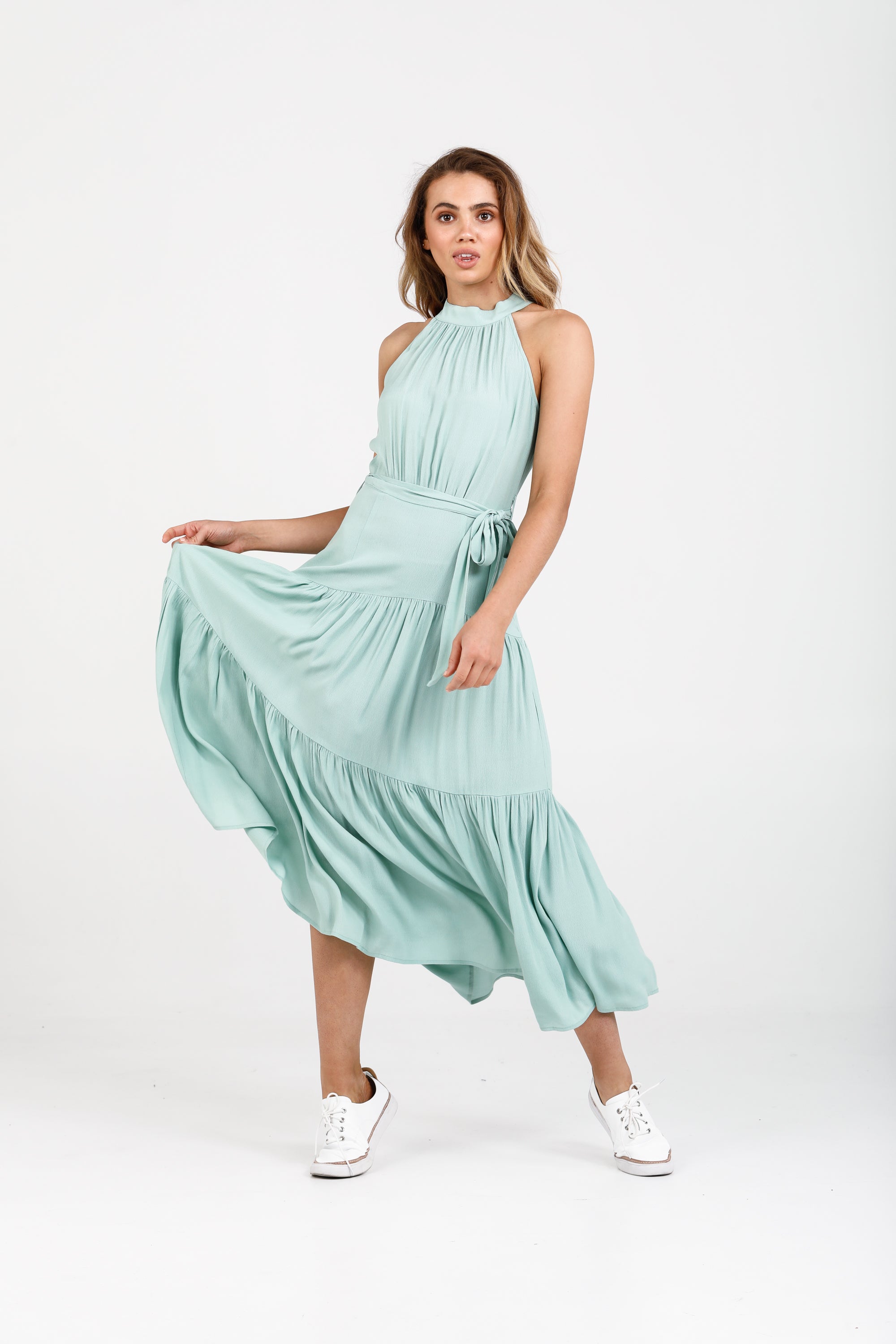 Greta Dress in Sage