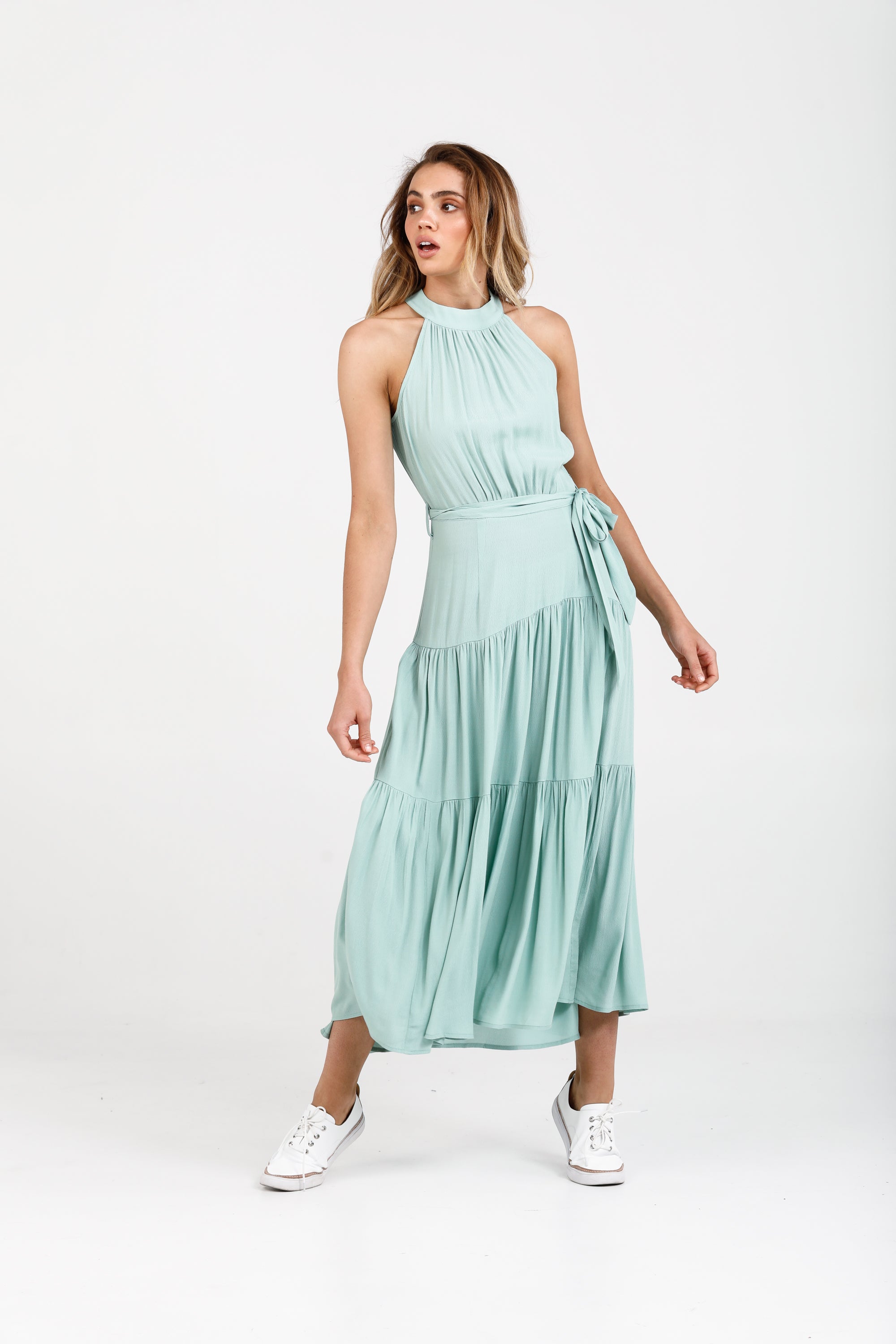 Greta Dress in Sage