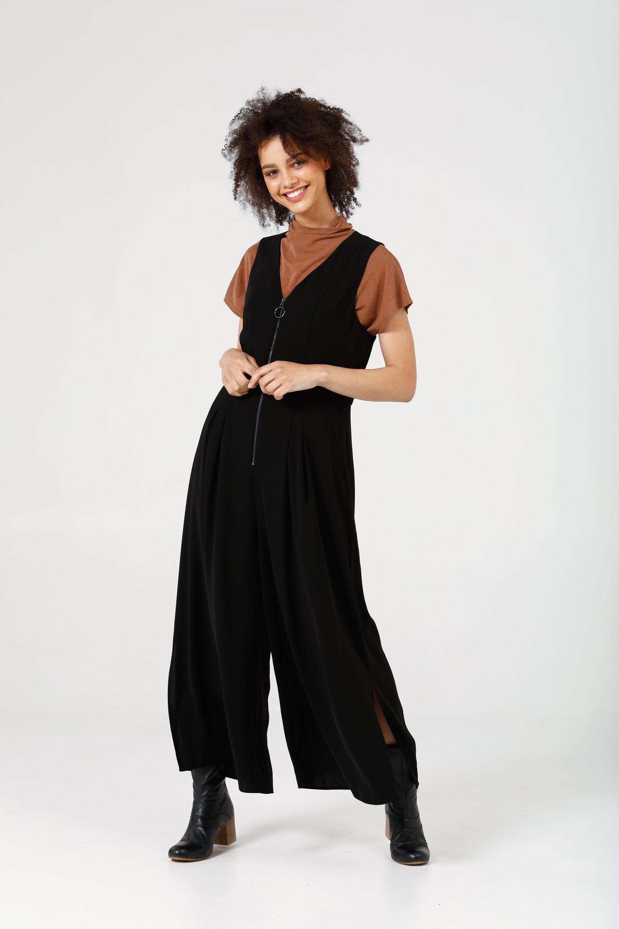 Odeon Pantsuit in Black