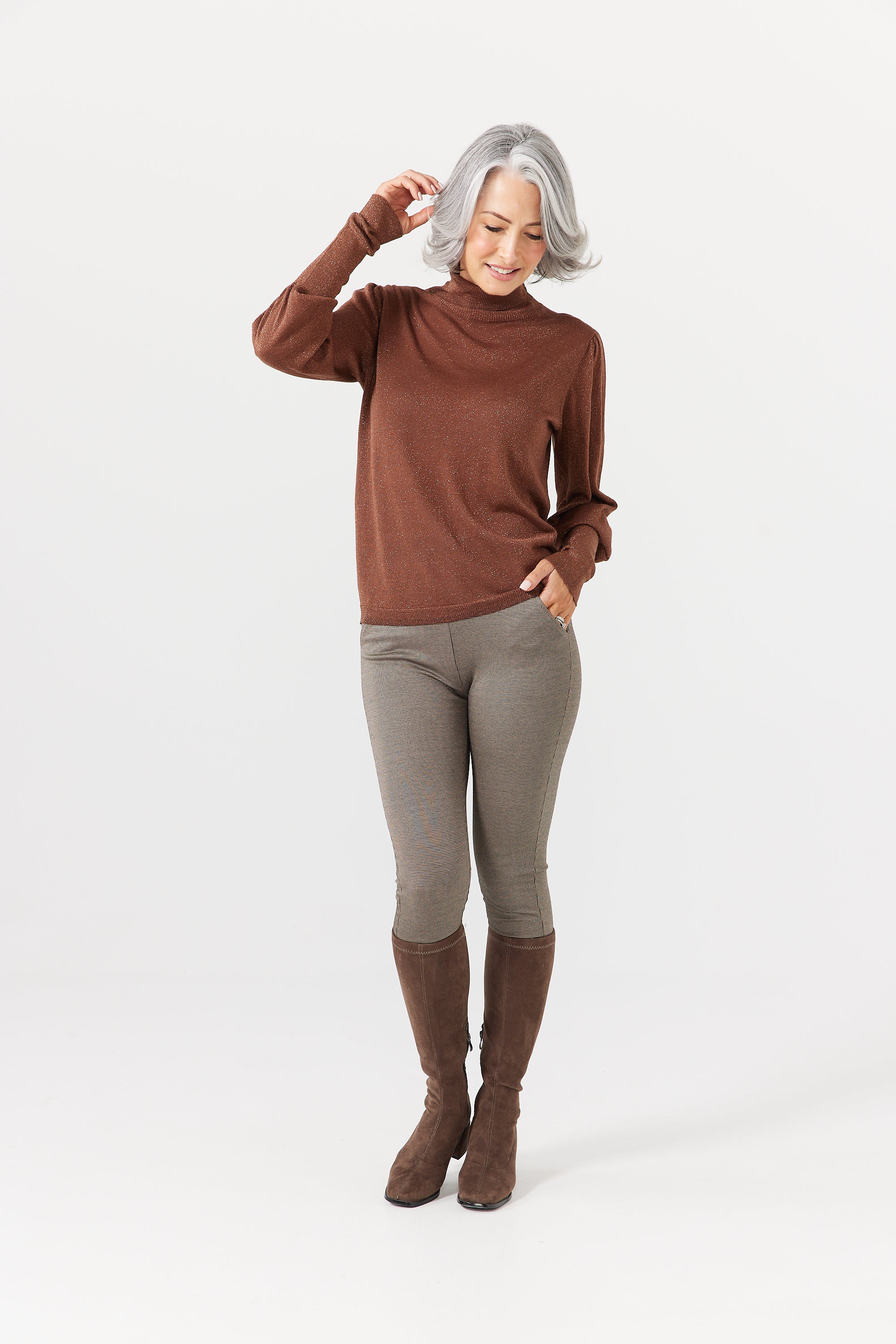 Angelique Knit in Tan