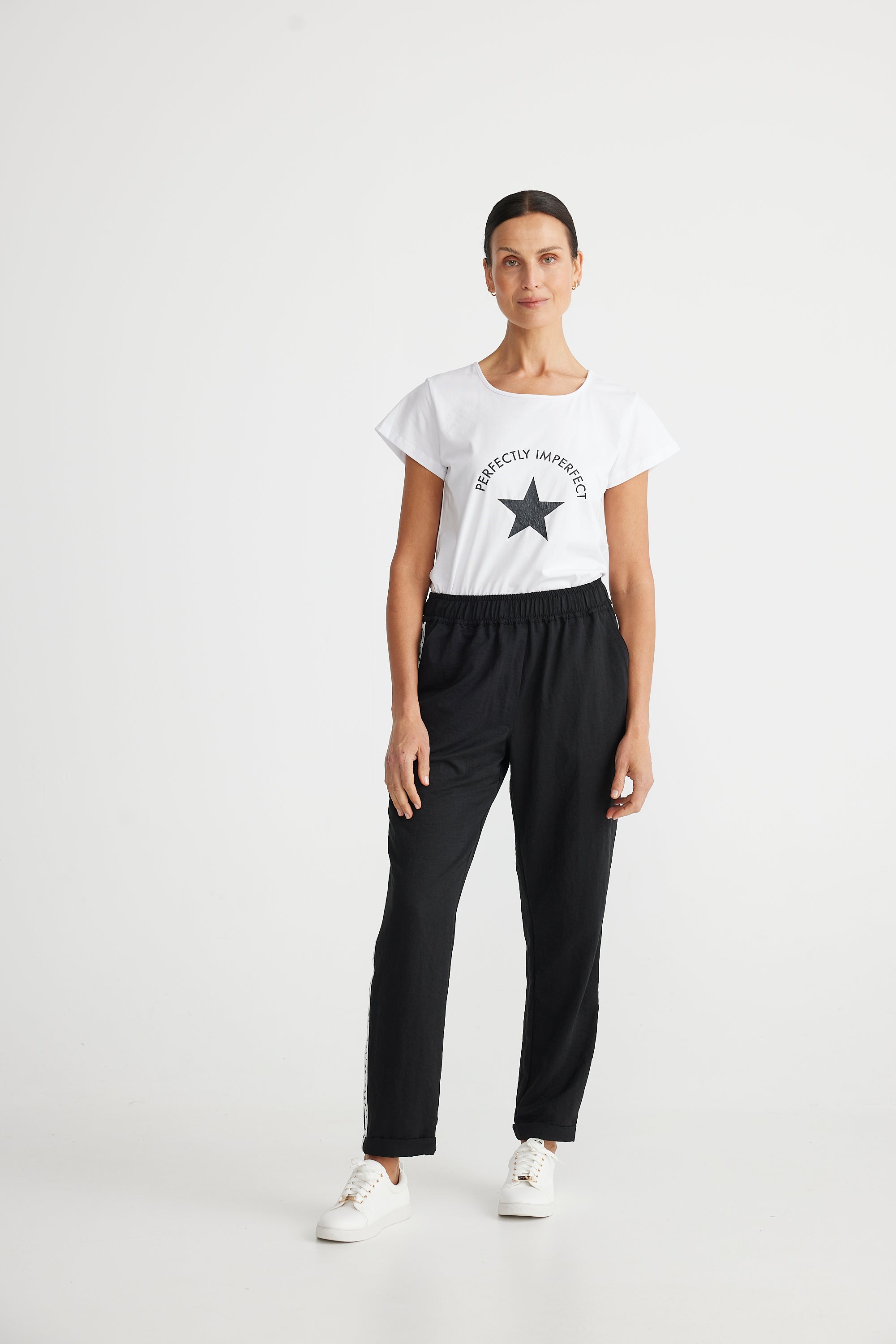 Miles Away Star Pant in Black