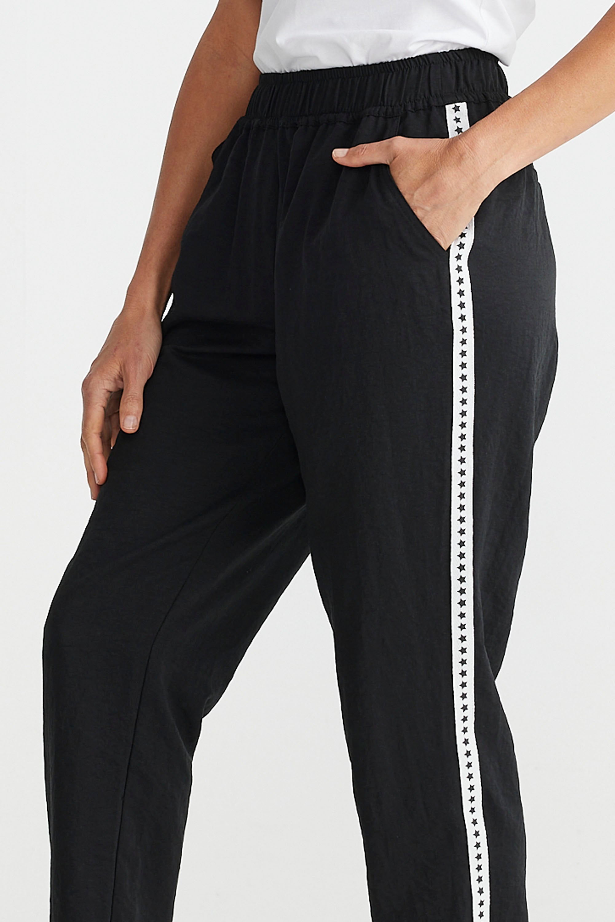 Miles Away Star Pant in Black