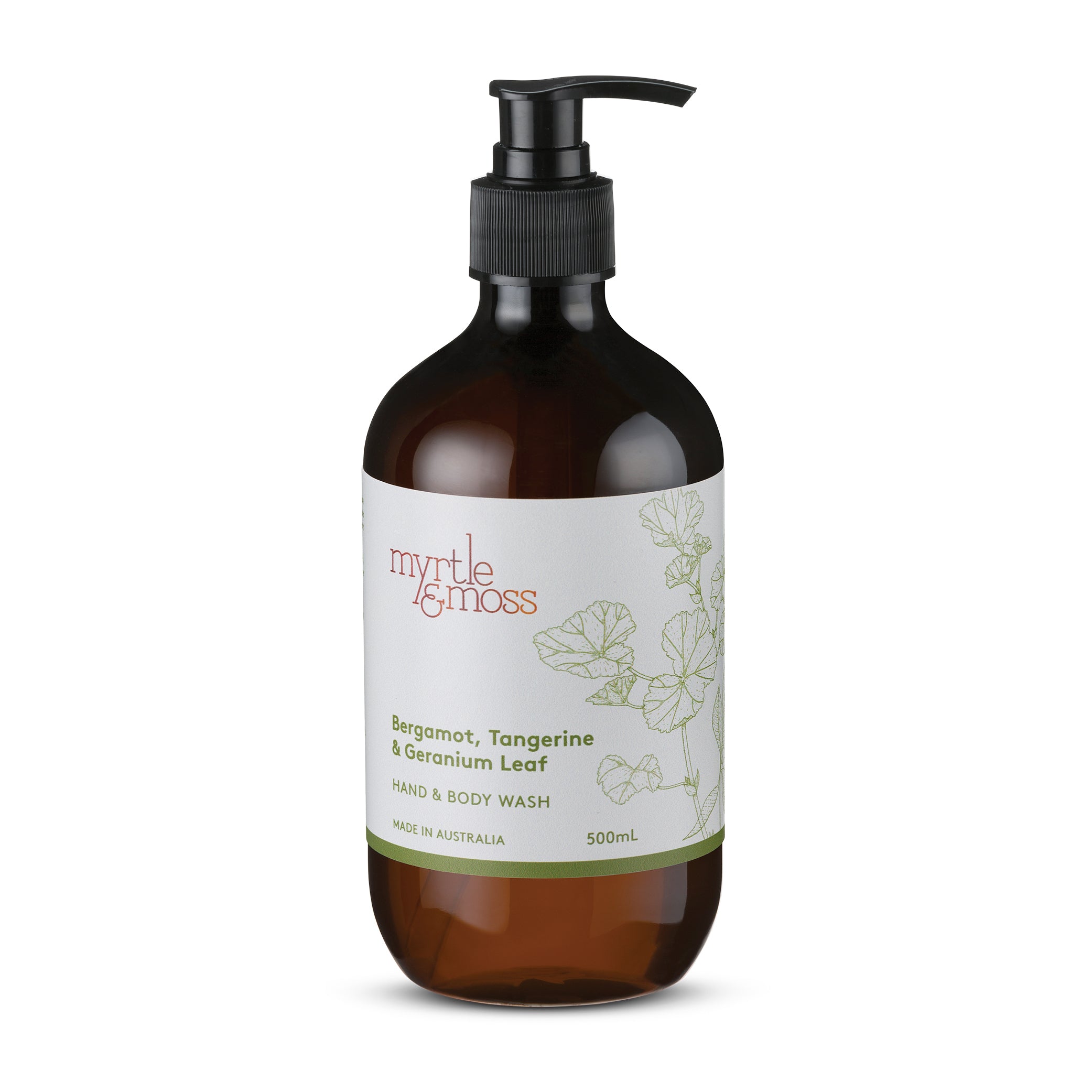 Bergamot Rind, Tangerine & Geranium Leaf Hand & Body Wash 500ml