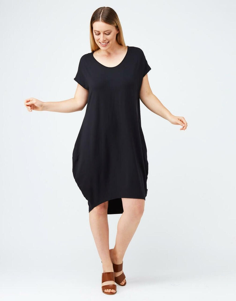 TANI AUSTRALIA - Tulip Dress - Womens - Modal Basics Black – Secret ...