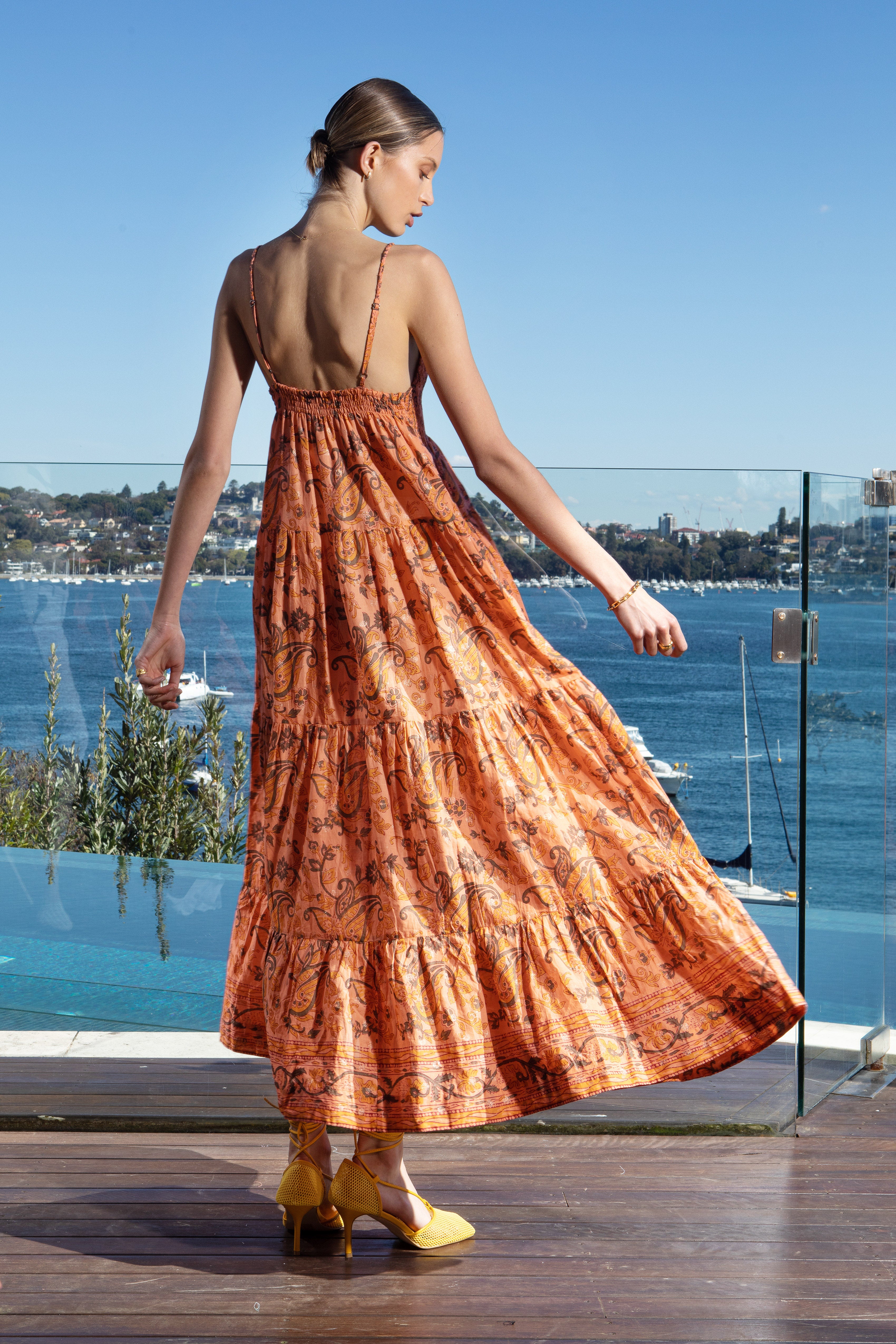 Cassidy Maxi in Spice Apricot