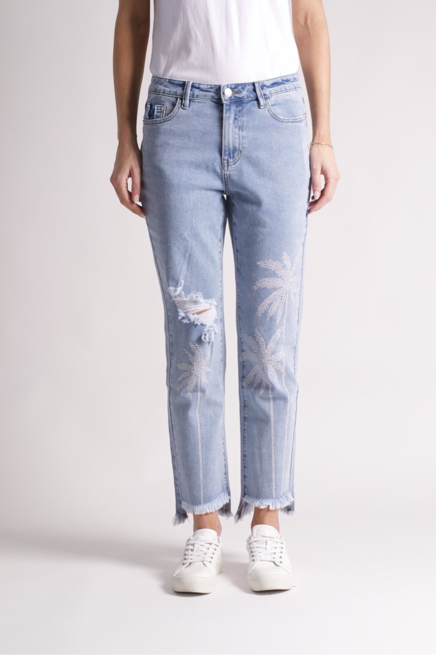 Jolly Jeans With Palm Trees