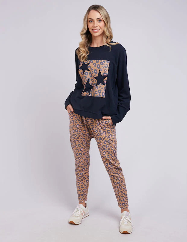 Fearless Lounge Pant in Butterscotch Leopard