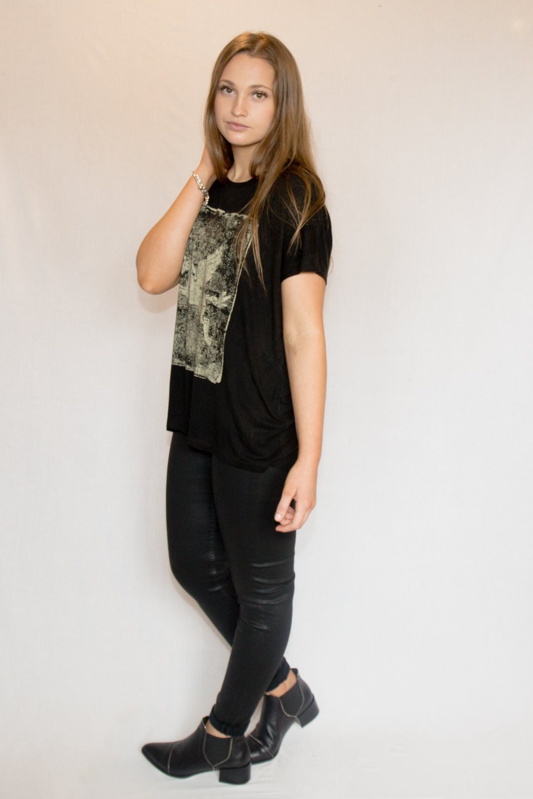 Cavallo Tee Shirt in Black