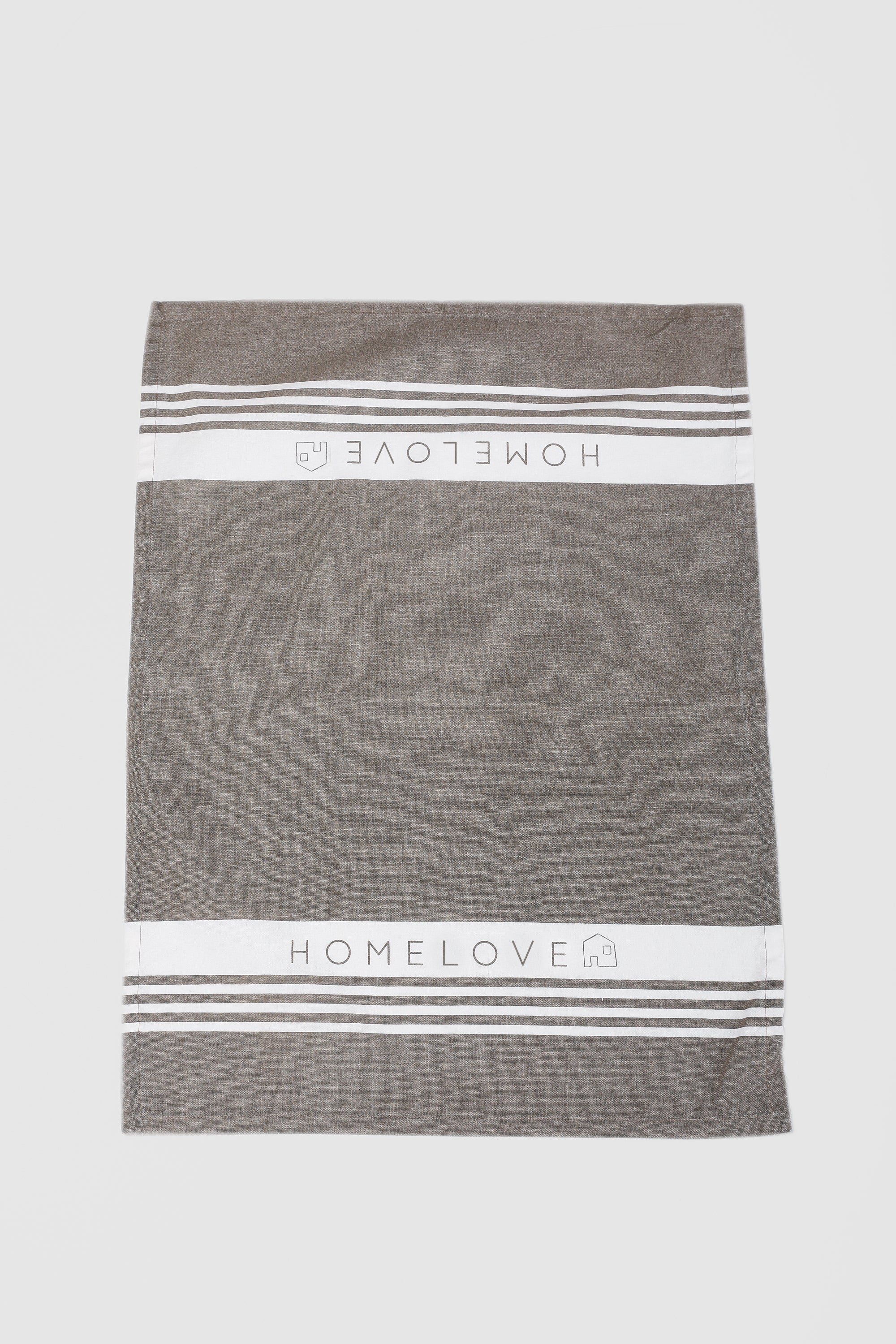 Huxley Stripe Tea Towel Set in Driftwood