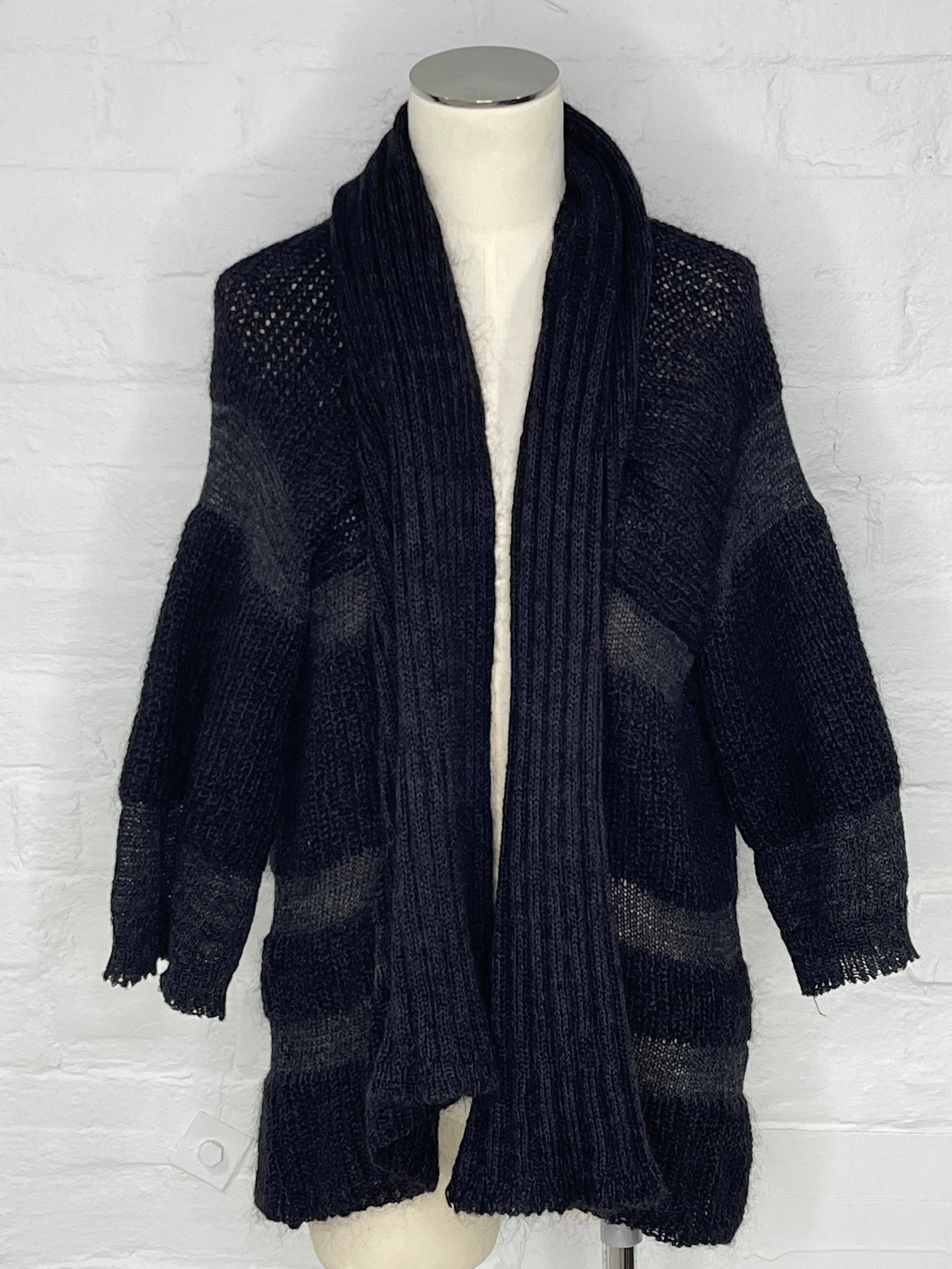 Black Knit Cardigan