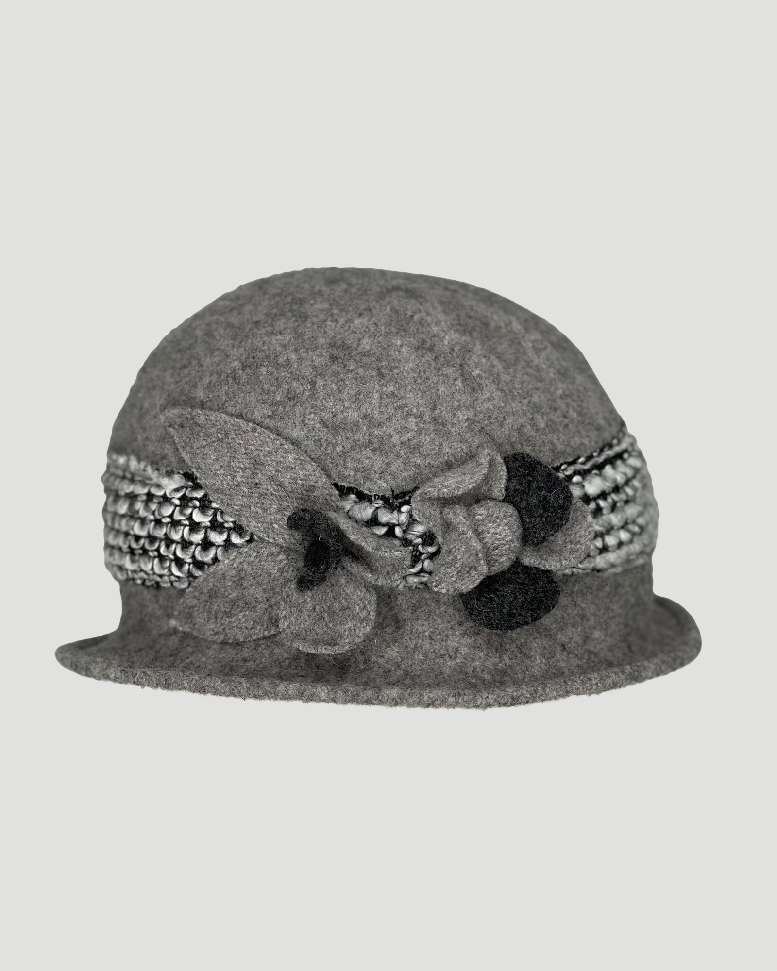 Mixed Grey Wool Hat