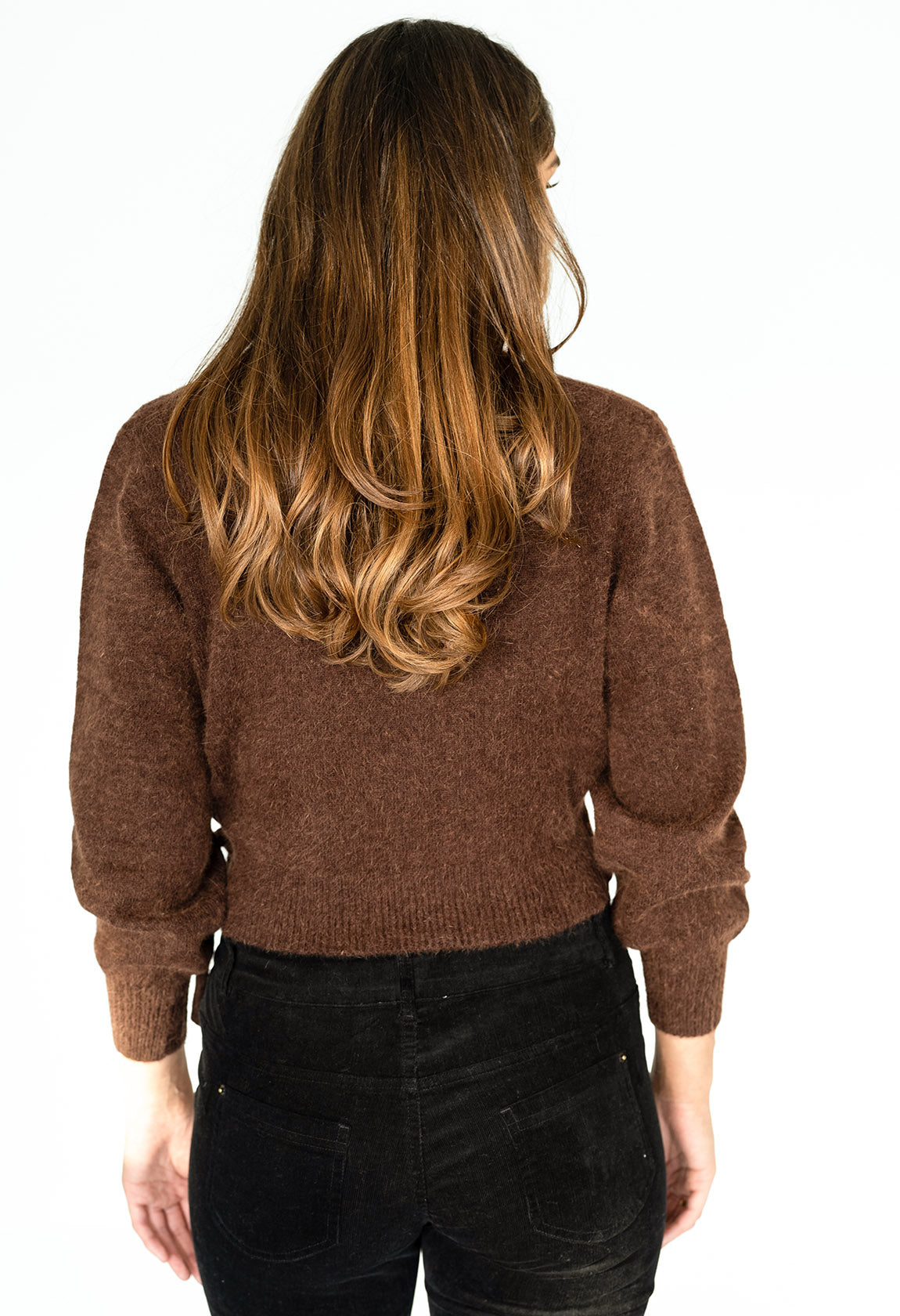 Dusk Wrap Top in Chocolate