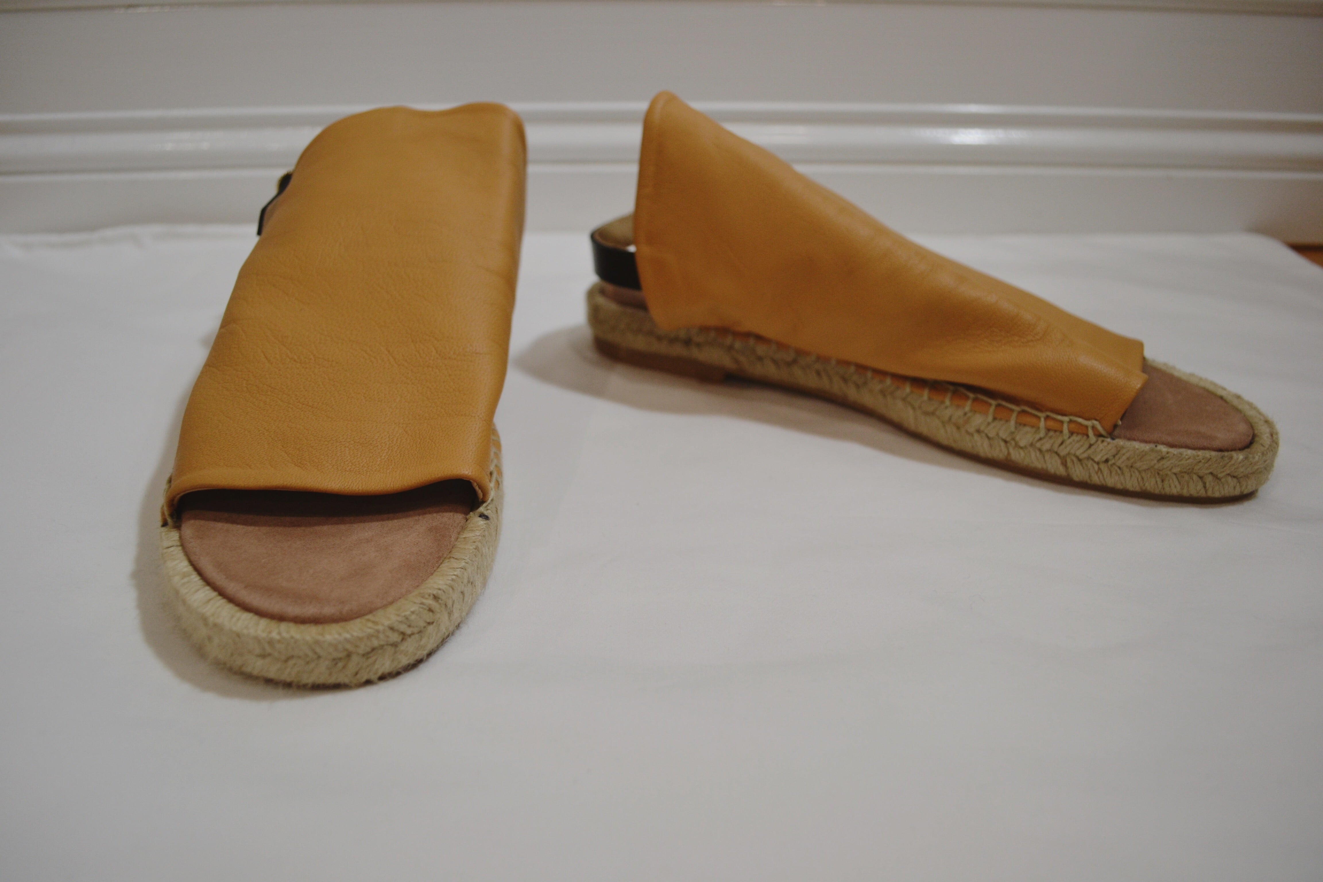 Espadrille in Almond with Black