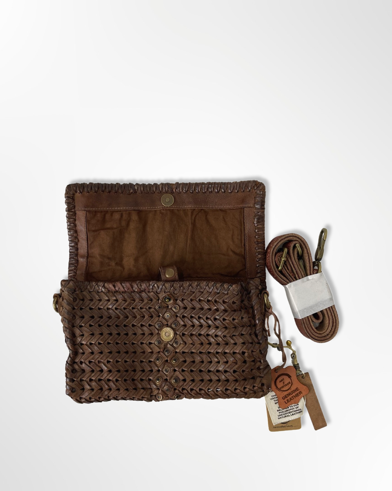 Holiday Clutch and Crossbody in Tobacco