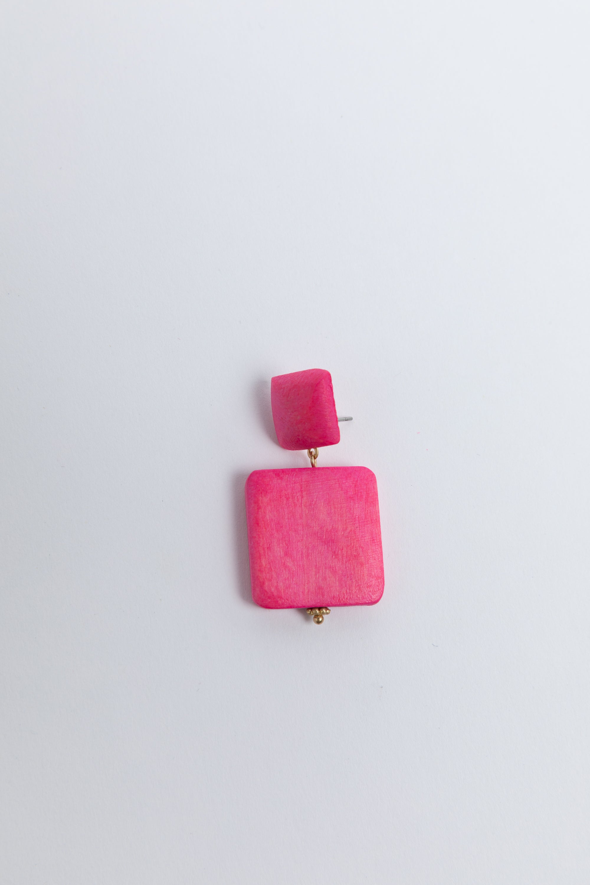 Greta Earrings in Hot Pink