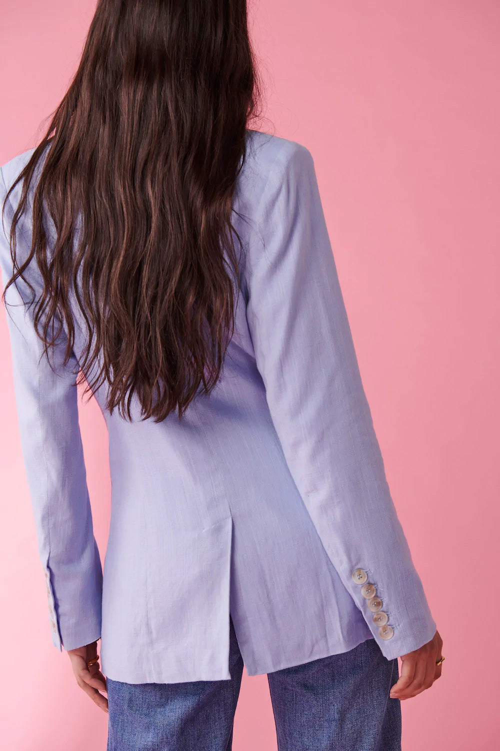 Josie Jacket in Soft Blue