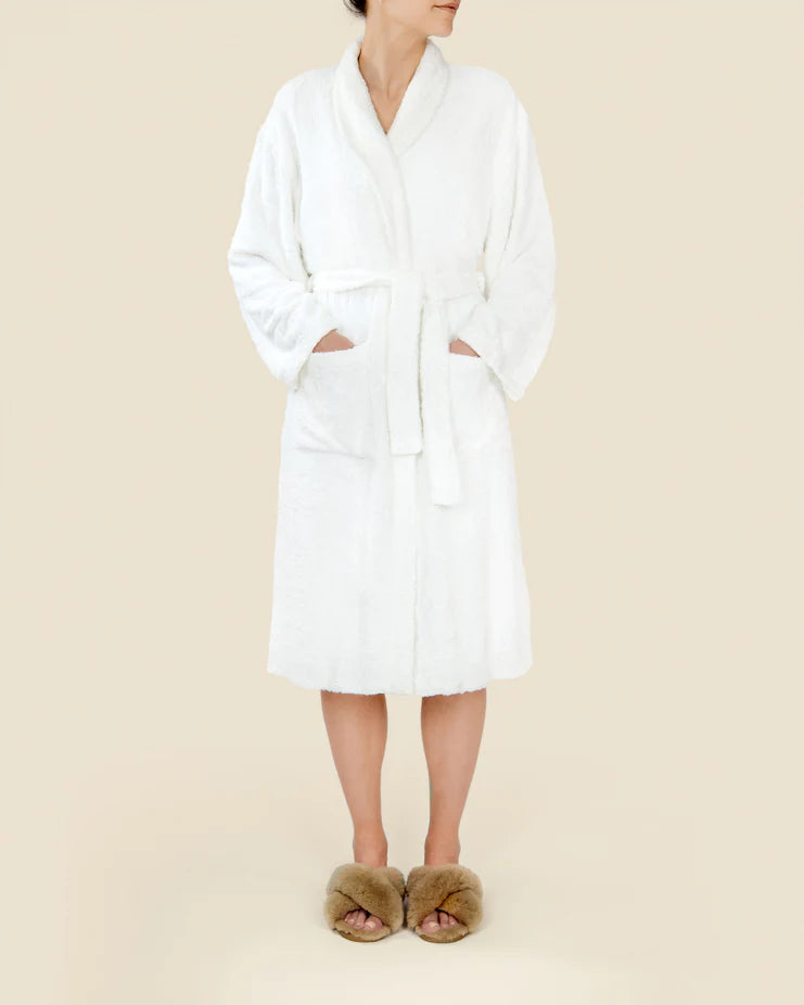 DOG Mum Robe in White