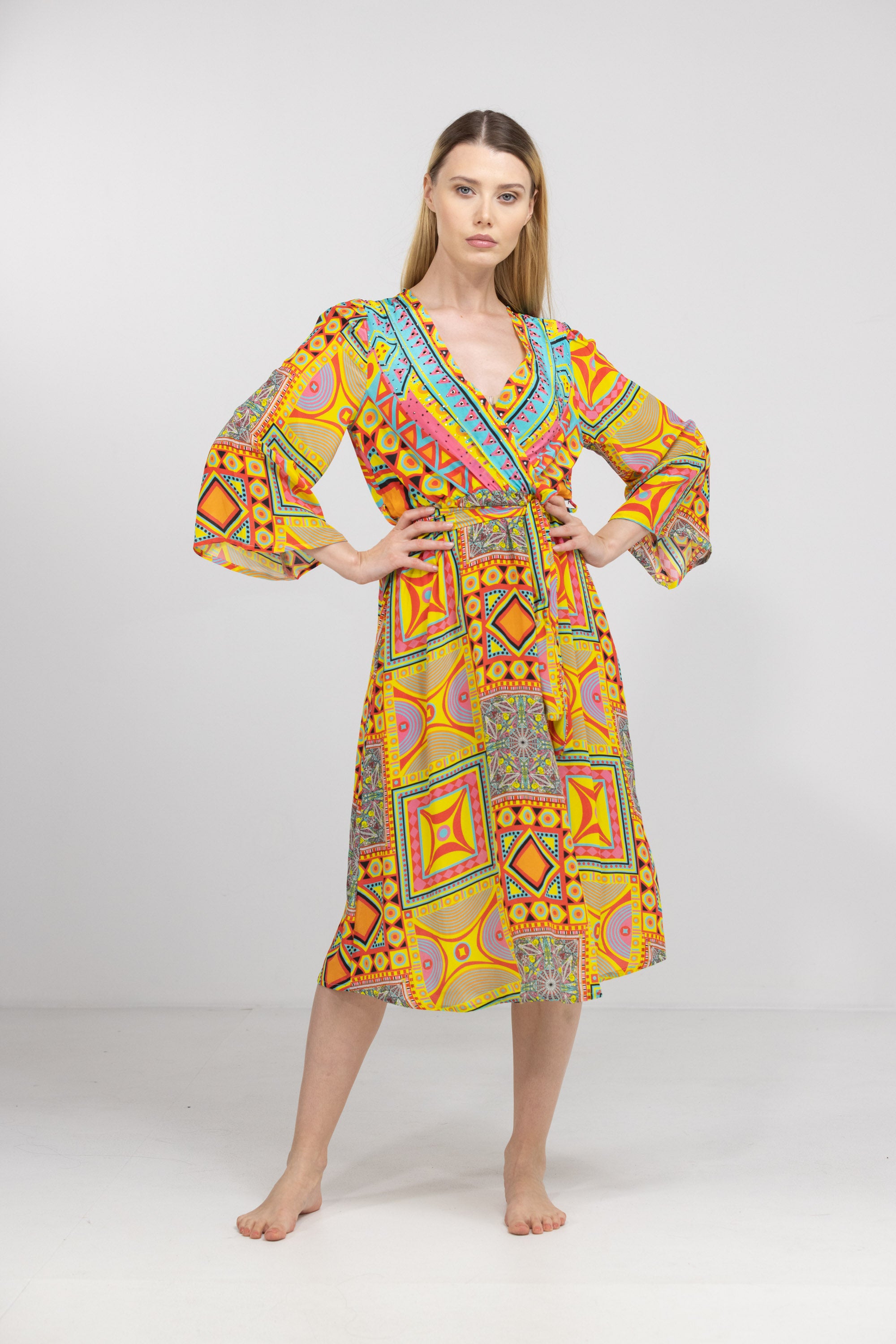 Bell Sleeve Cod Dress in Hobart