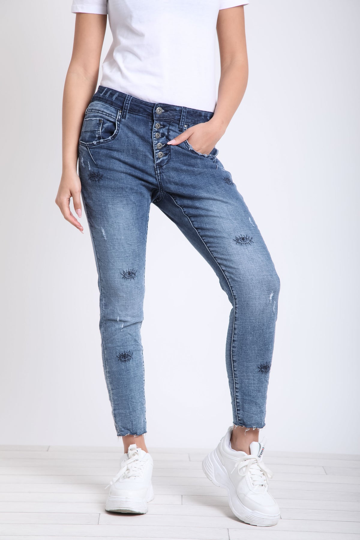 Lili Boyfriend Jean in Denim