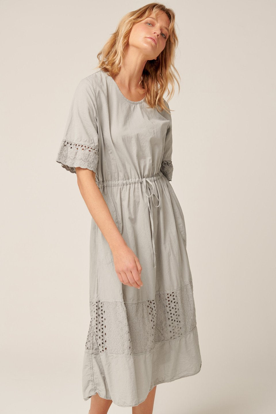 Ludie Dress in Soft Grey