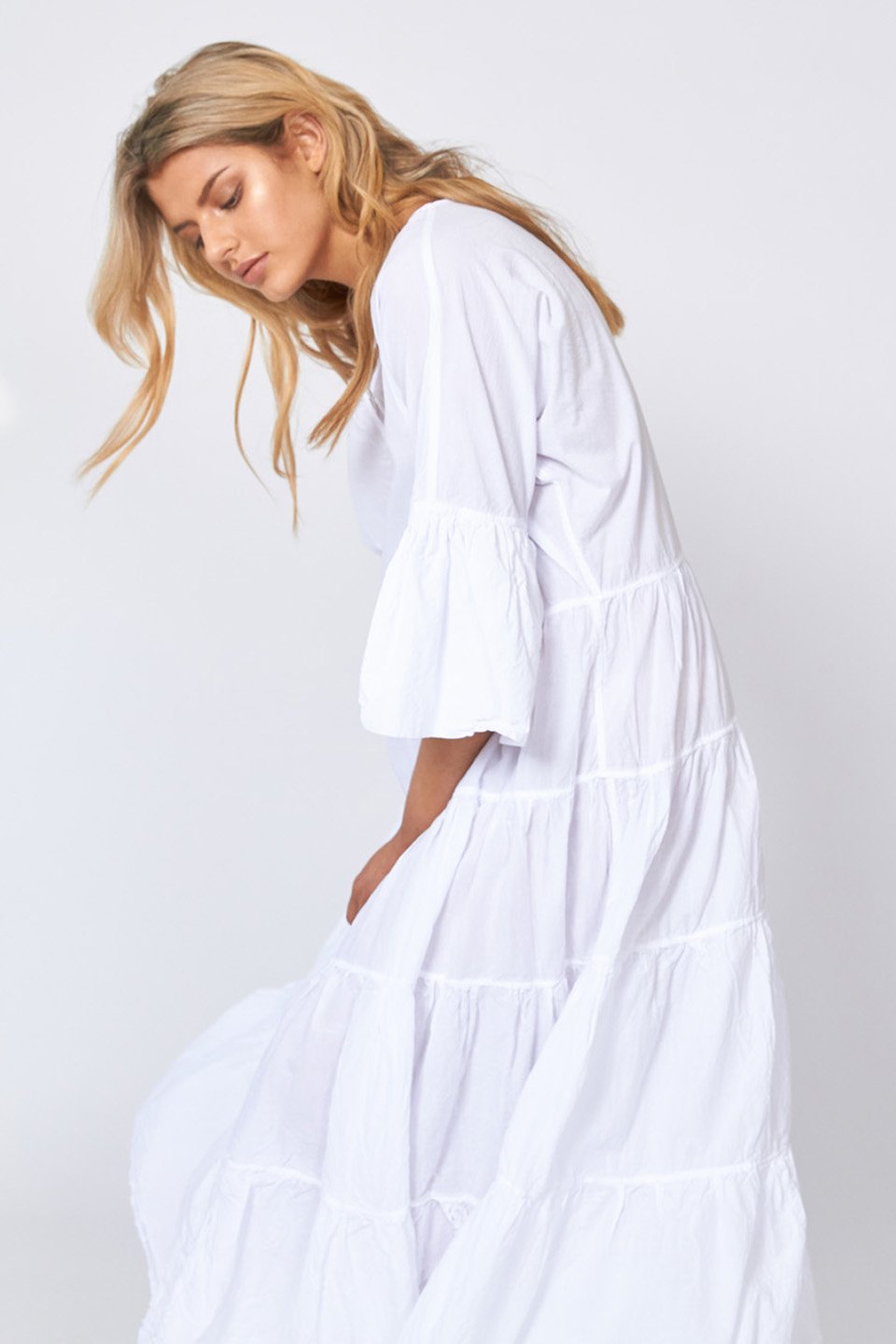 Moonstar Dress in Blanc