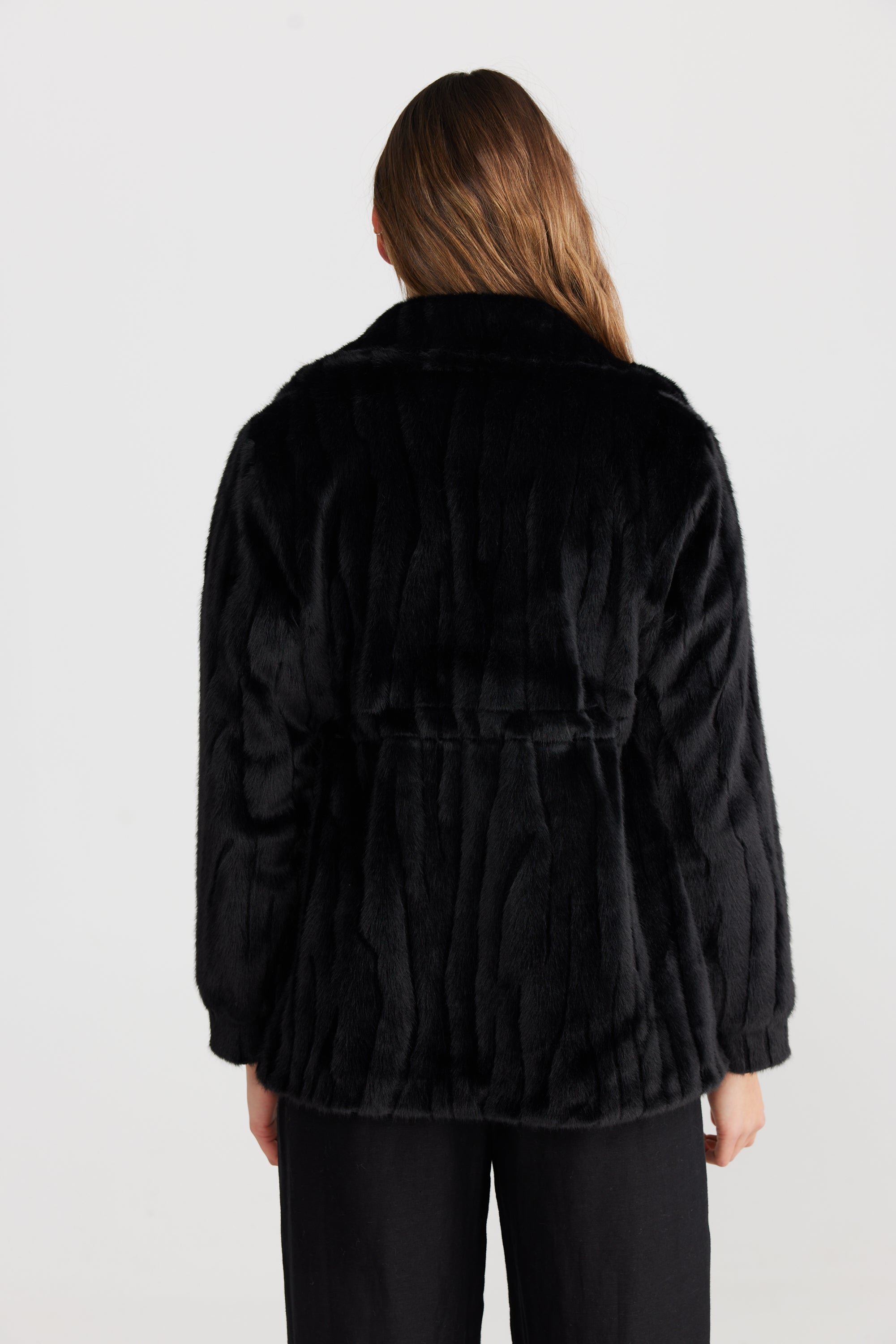 Nina Jacket in Black Wave