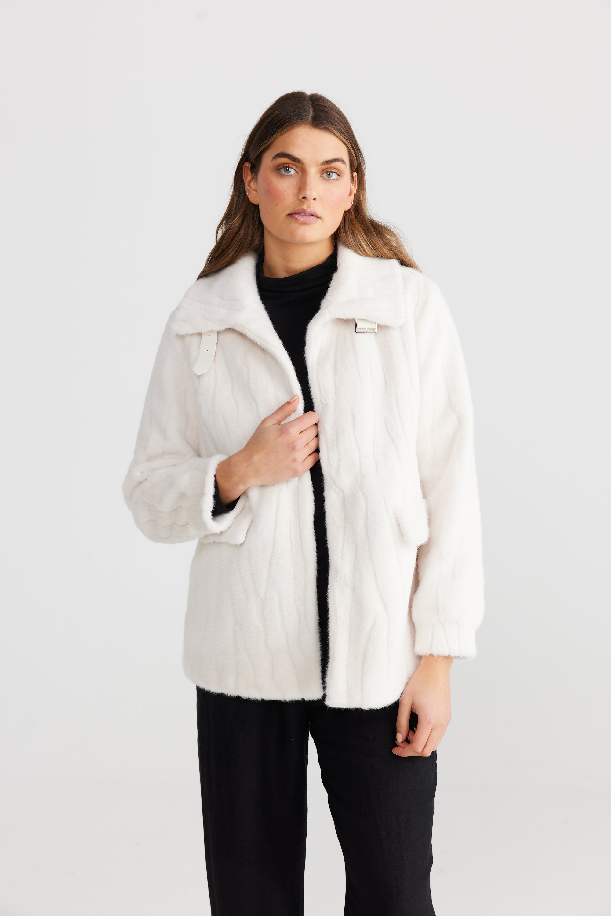 Nina Jacket in Snow Wave