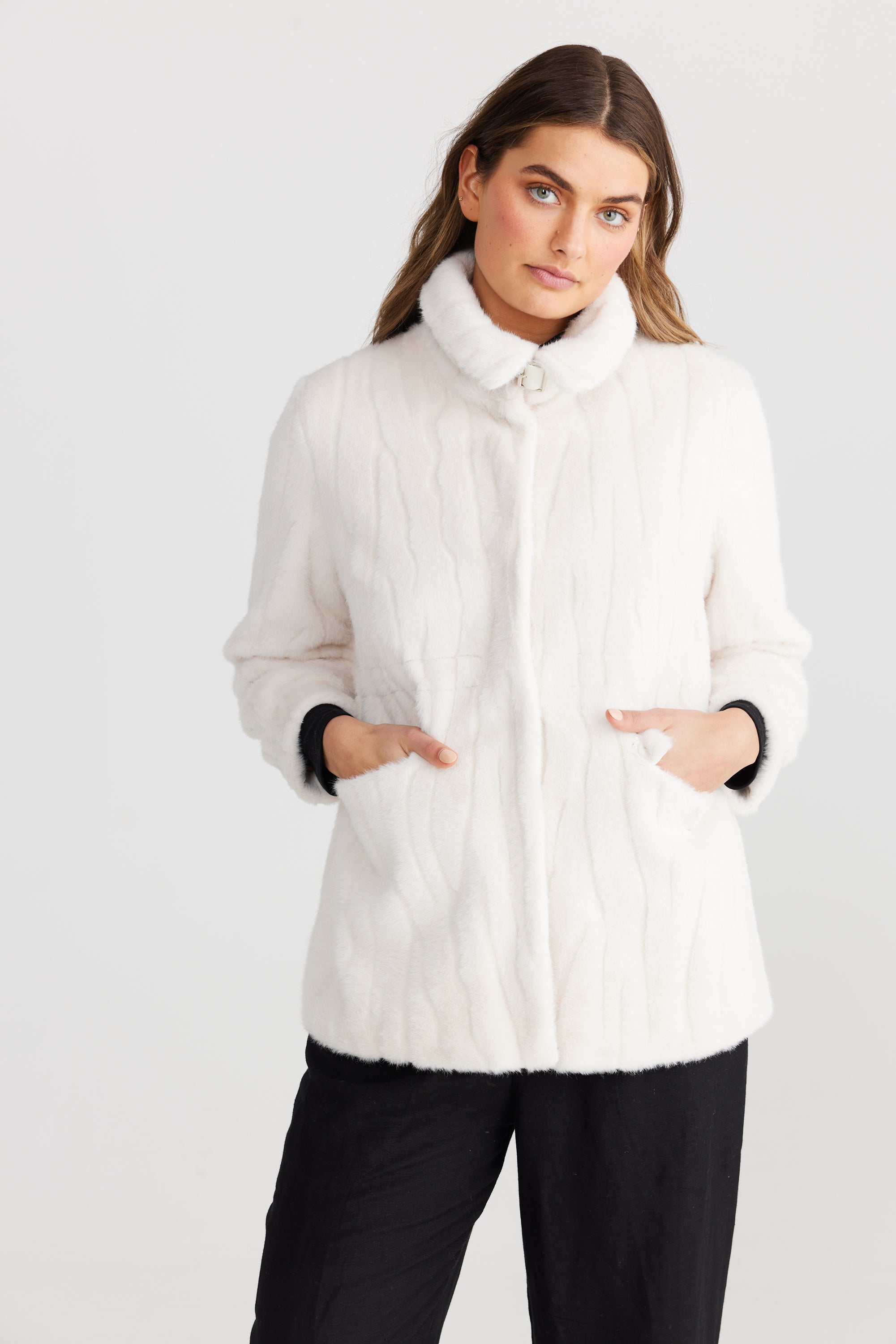 Nina Jacket in Snow Wave