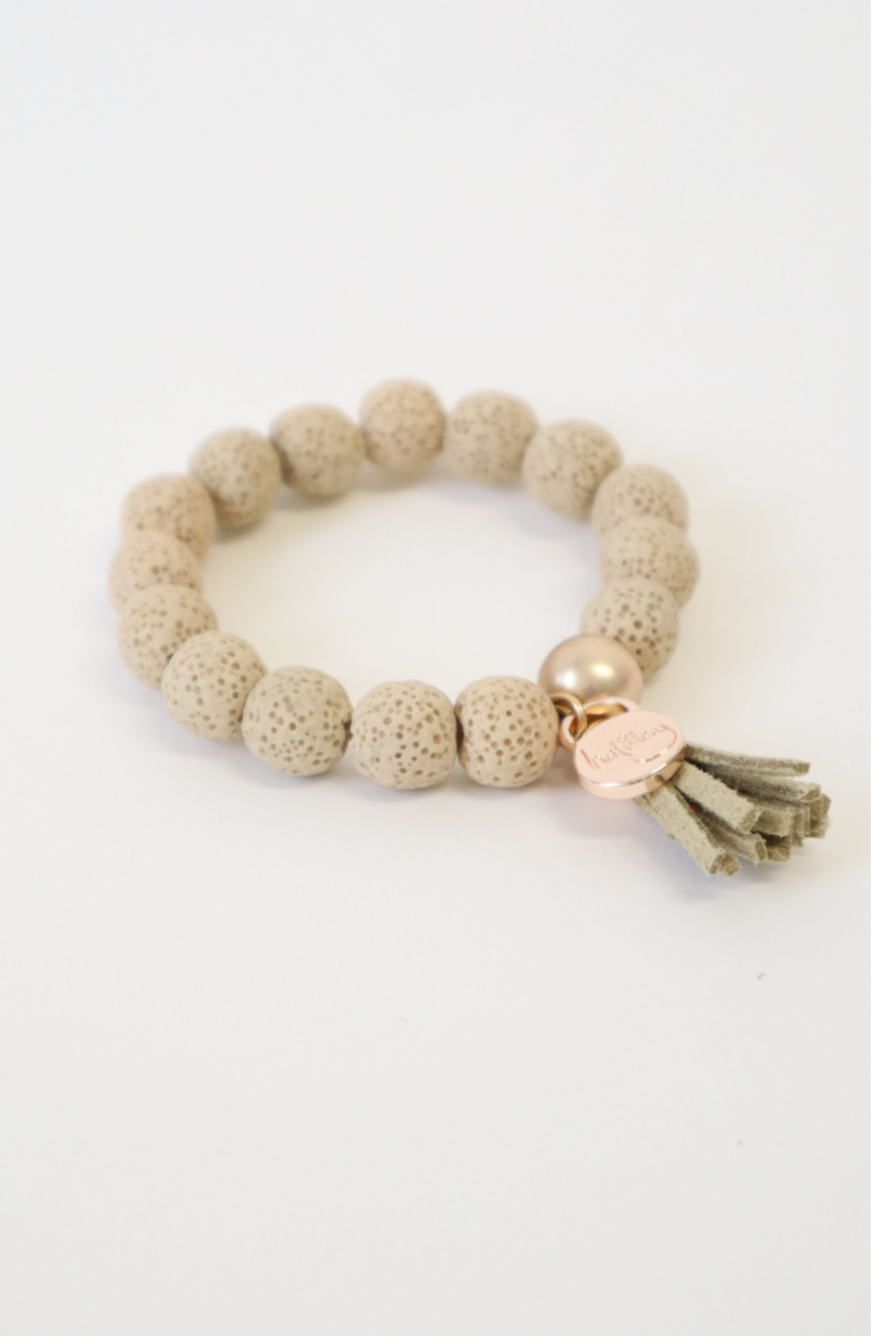 Maggie Bracelet - Natural Lava