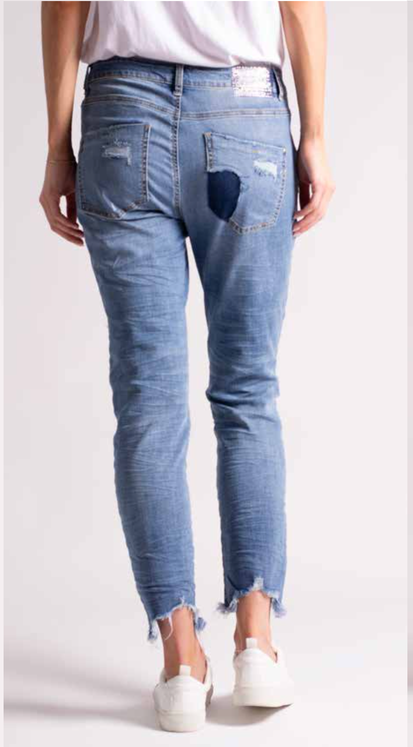 Noar Jeans in Mid Blue Denim