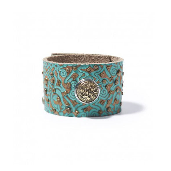 Noosa Amsterdam Patterns Bracelet - Turquoise