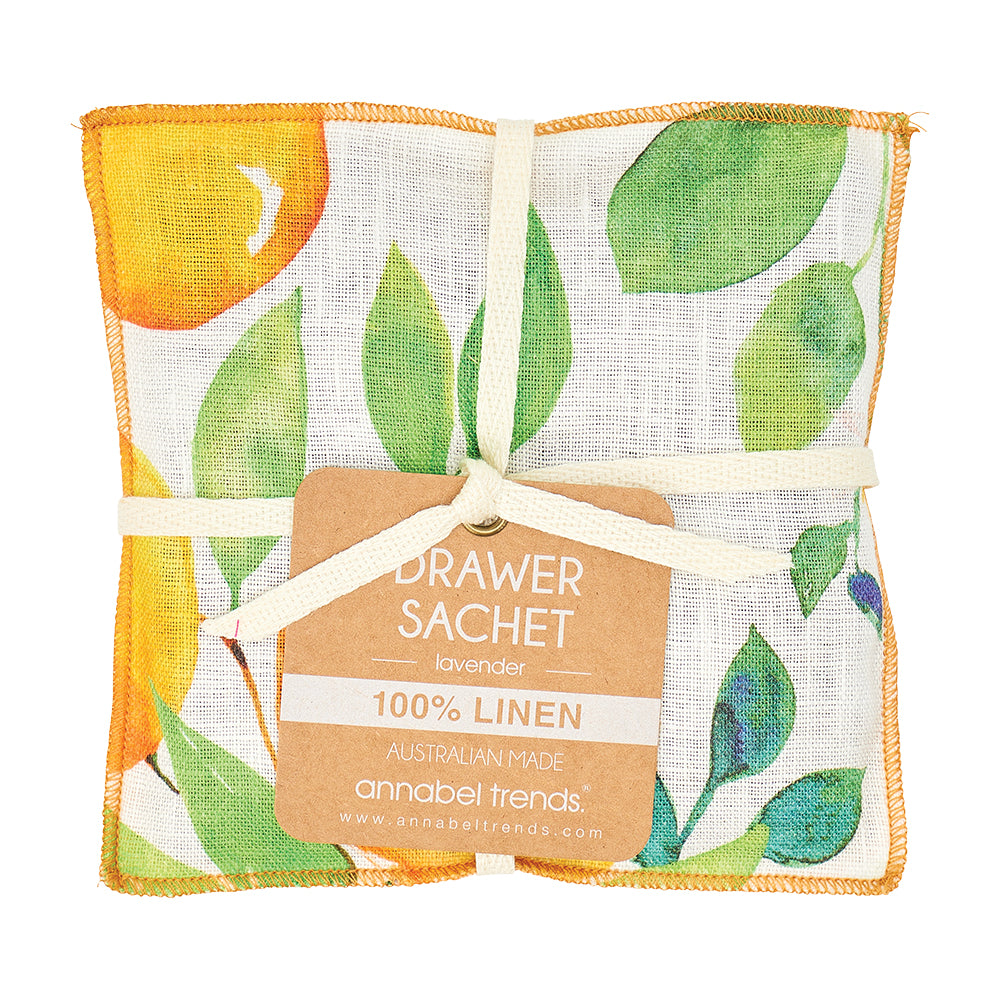 Drawer Sachet - Linen - Amalfi Citrus