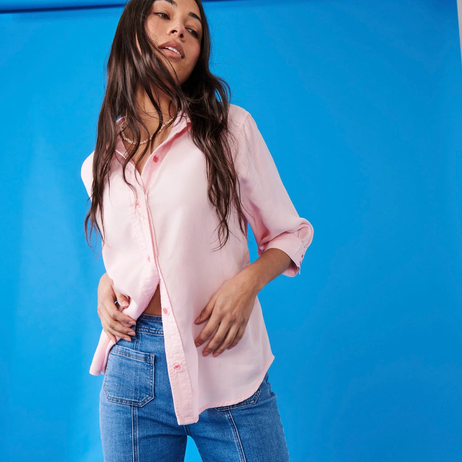 Aurelia Shirt in Pink