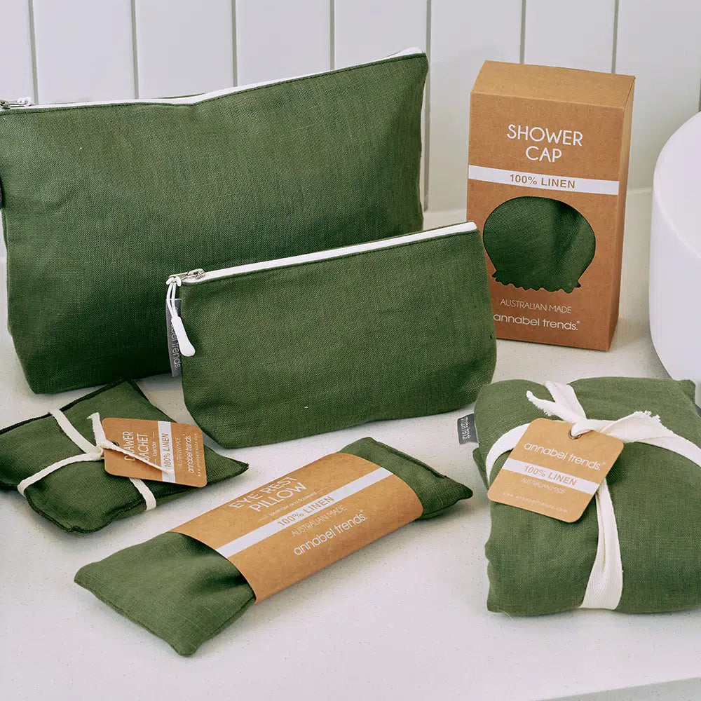 Drawer Sachet - Linen - Bush Green