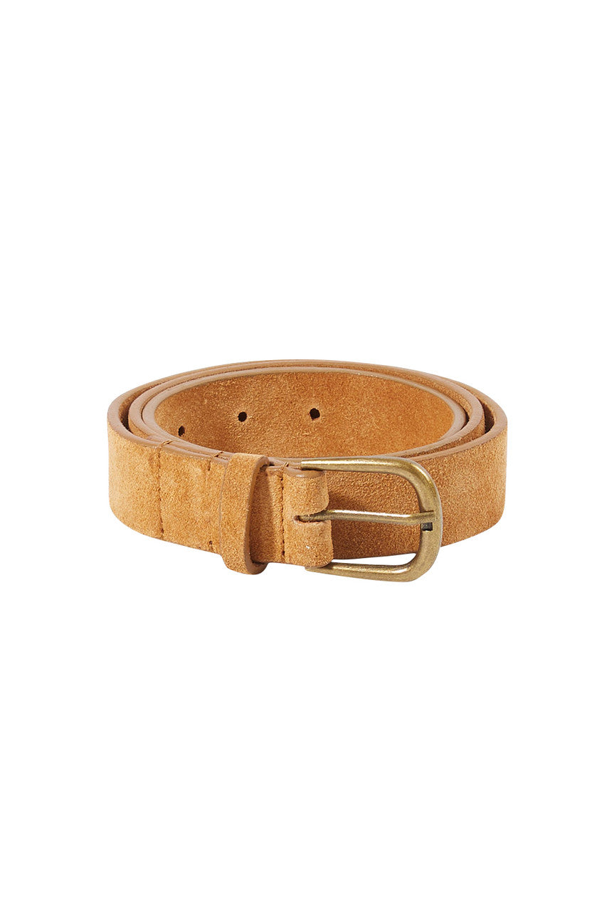 Hunter Belt in Tan Suede