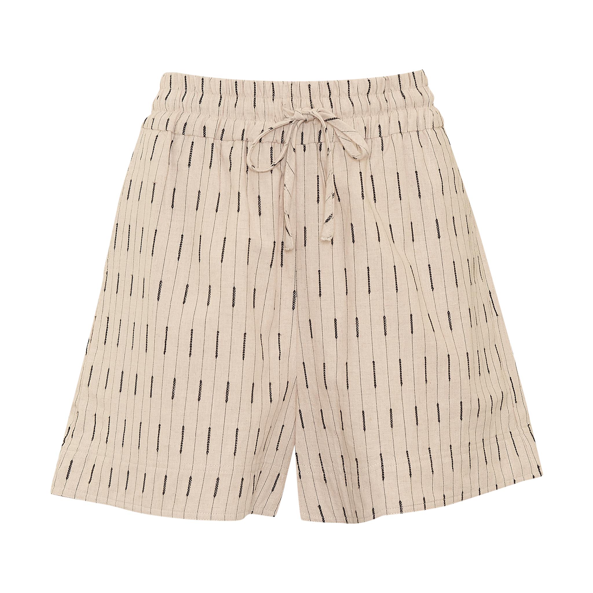 Joist Shorts in Oatmeal Stripe