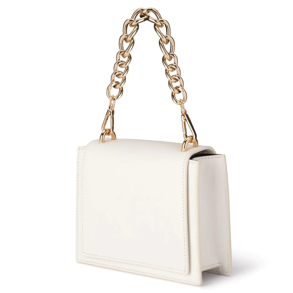 Katie Top Handle Bag in White