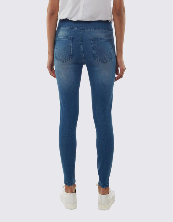 ELM LIFESTYLE - Lenny Jeans - Womens - Blue Denim Stretch - Secret Girl ...