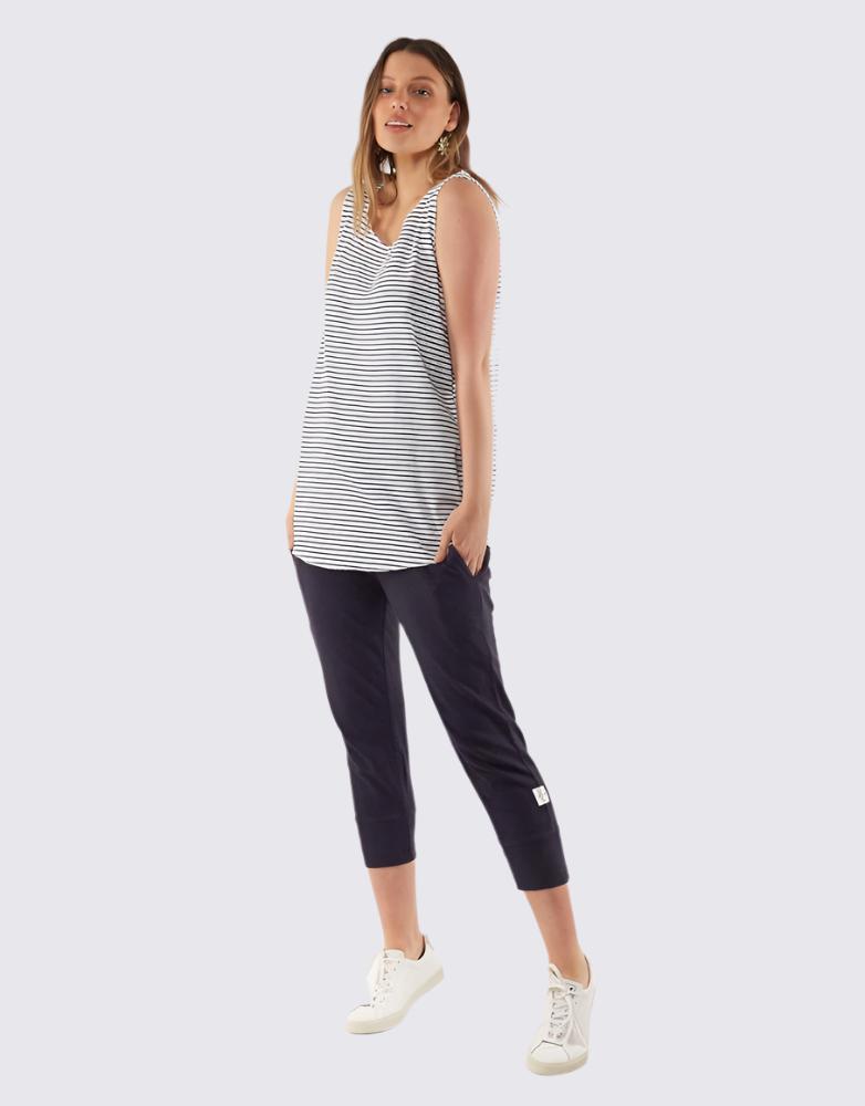 Lottie Layer Tank in White