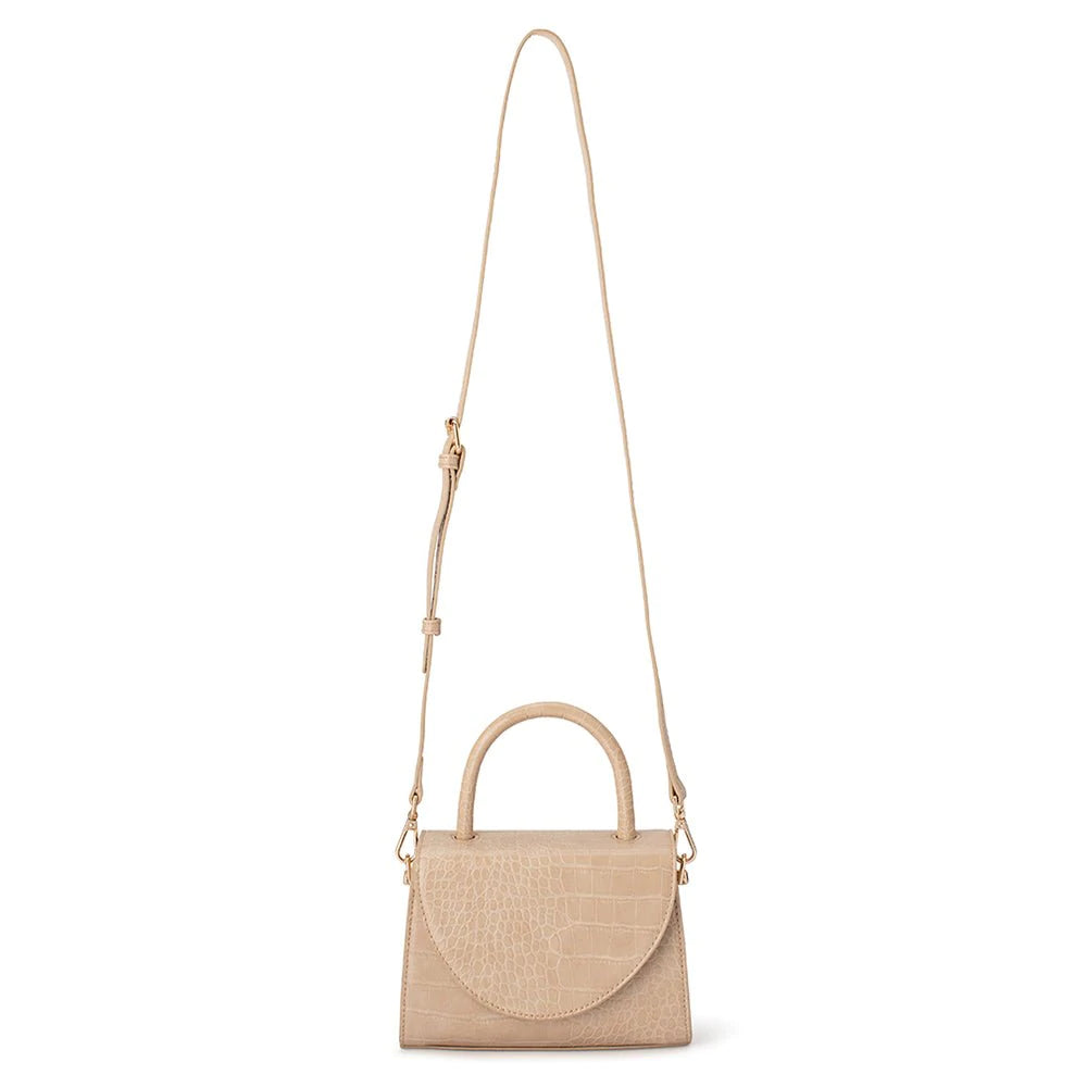 Nadia Top Handle Bag in Natural