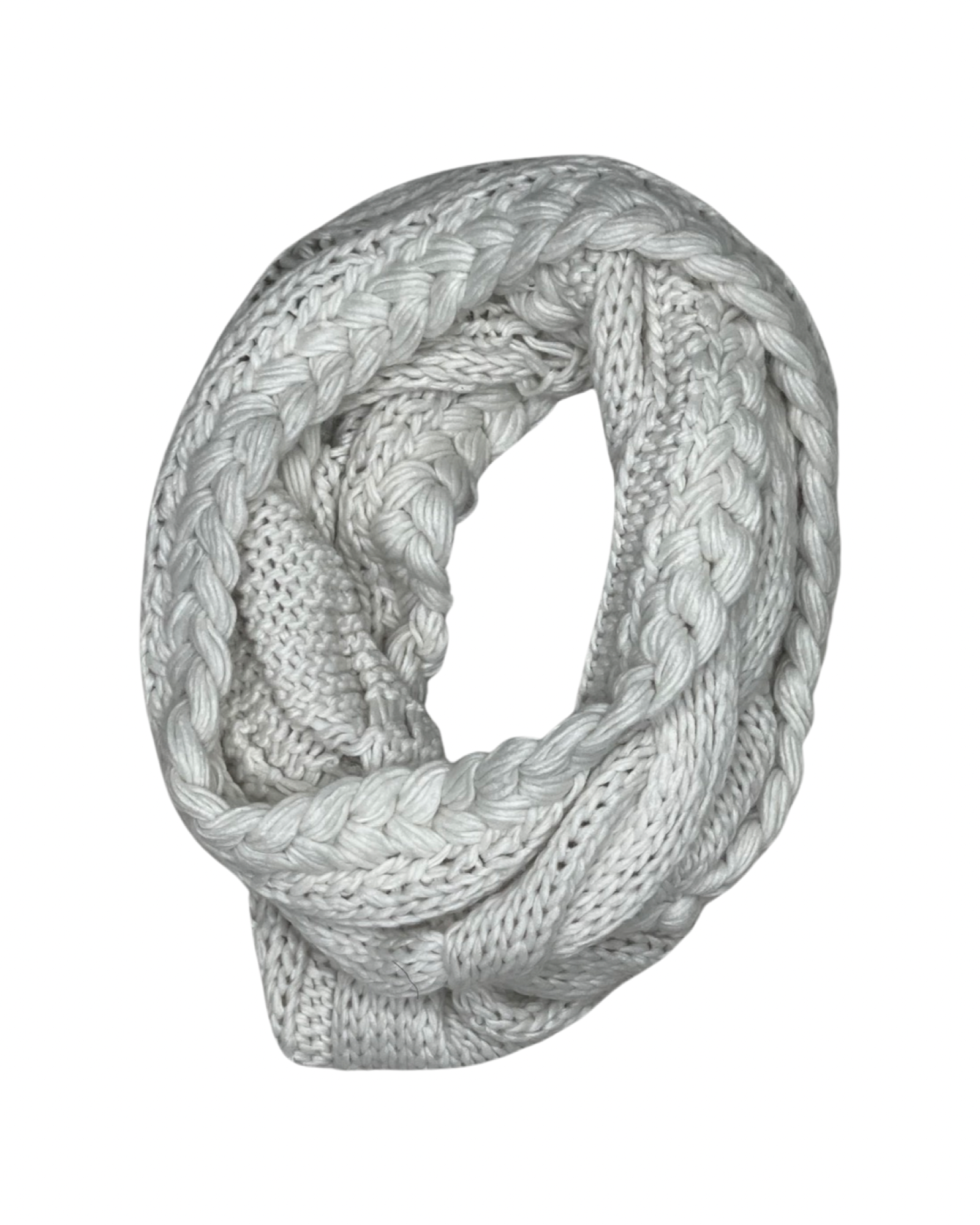 Cable Cable Snood in Vanilla