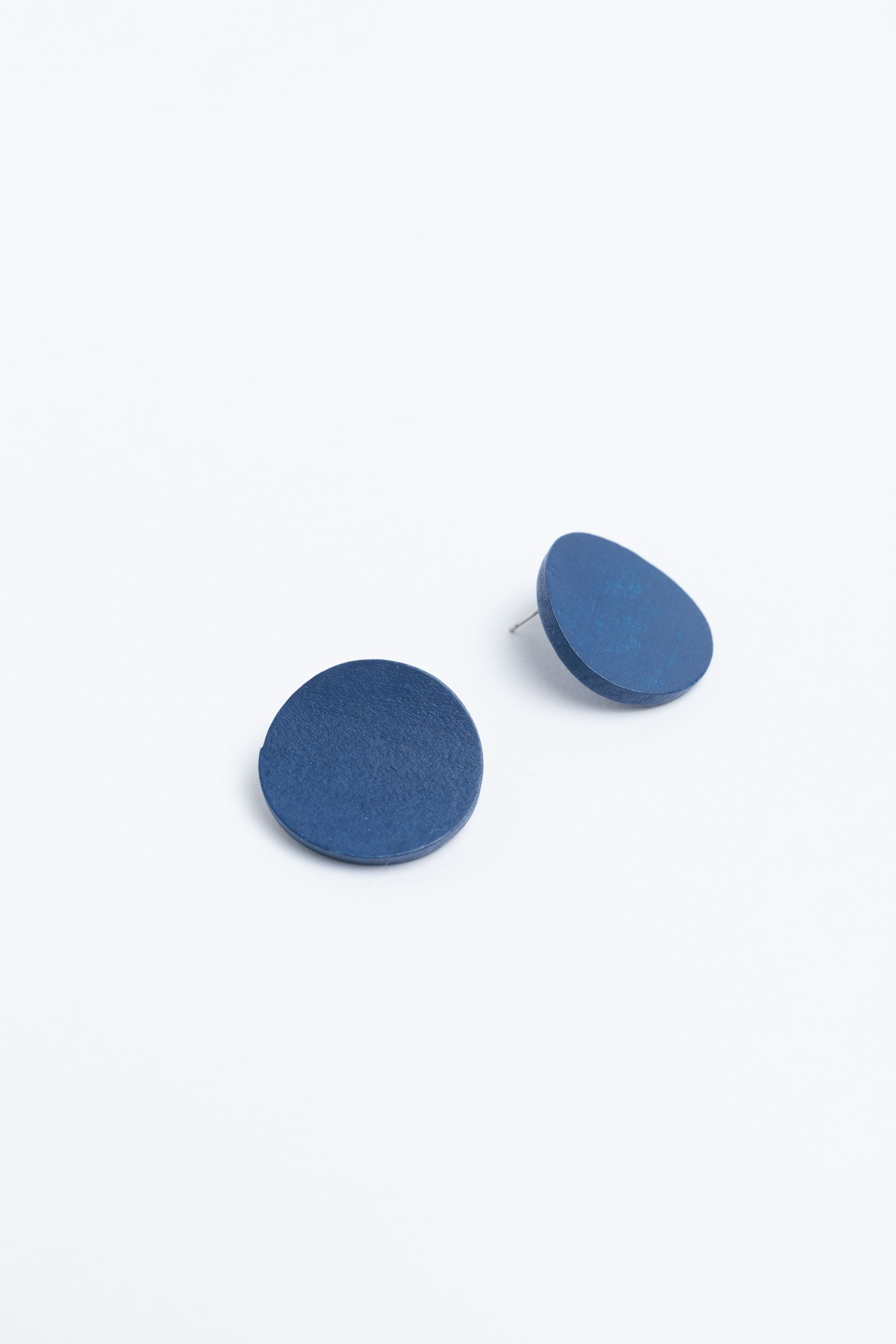 Avalon Earrings in Navy