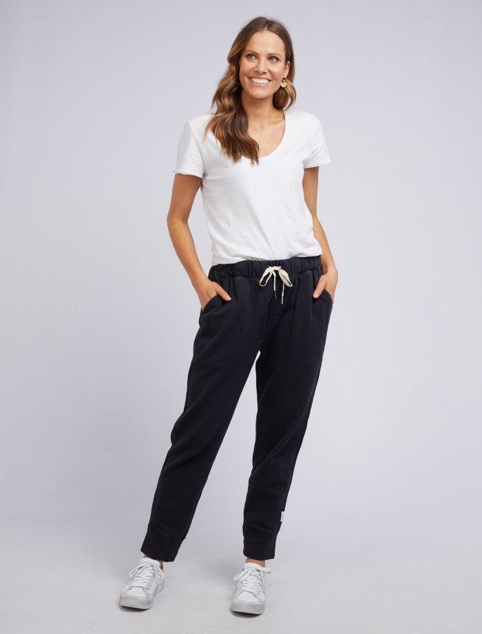 CLAUDIA' Sailor Pant - BLACK w Silver Thread - FINAL SALE – JOEY